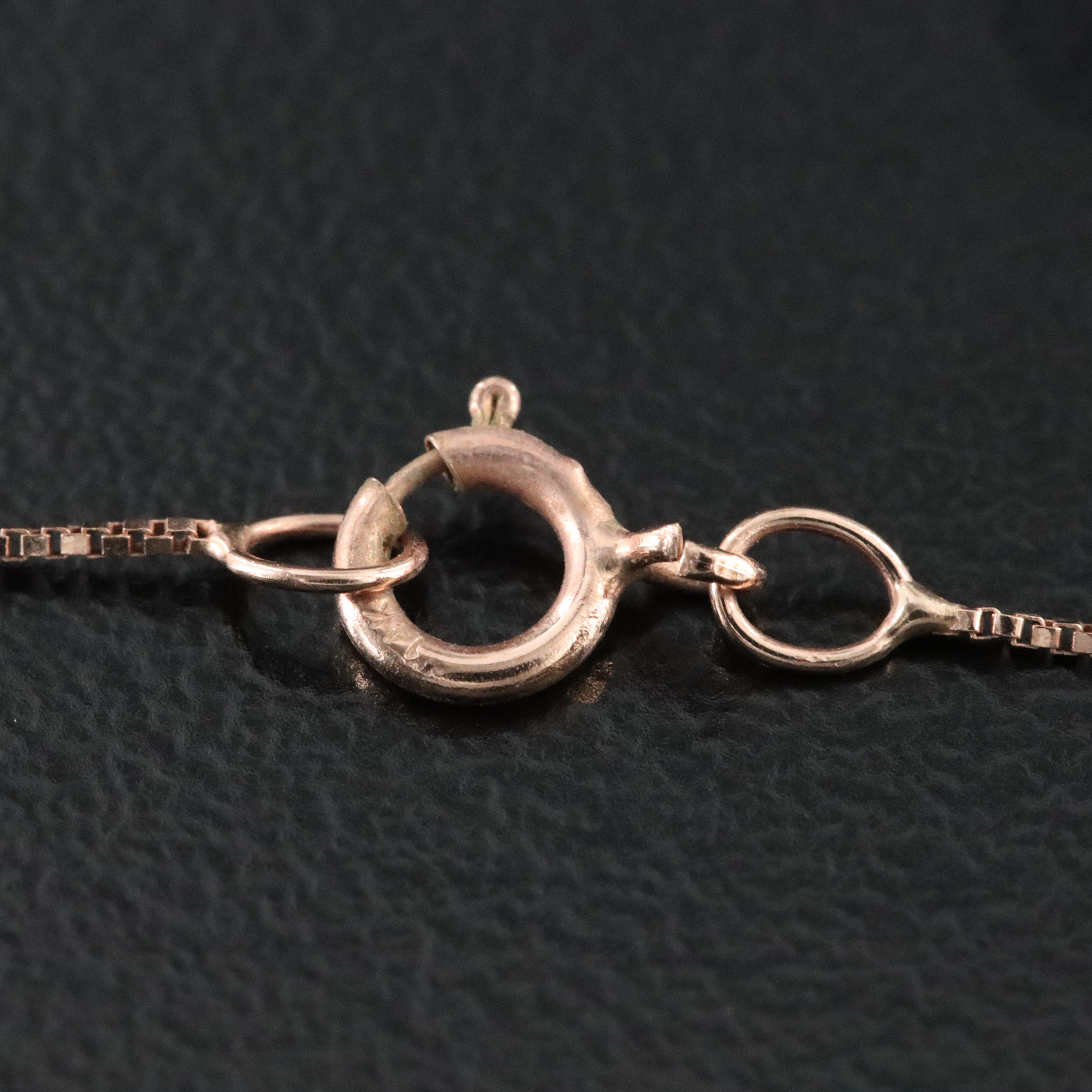 14K Rose Gold Morganite Heart Pendant Necklace