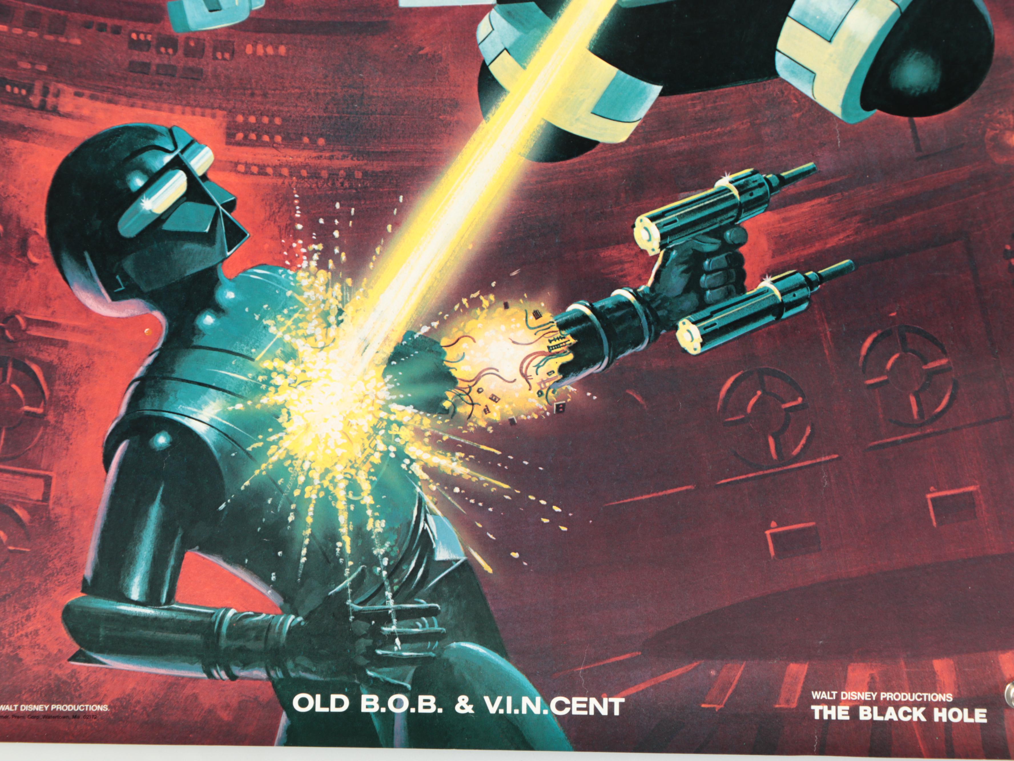 "Star Wars" Coca-Cola Chewbacca Poster with "The Black Hole" Posters, 1970s