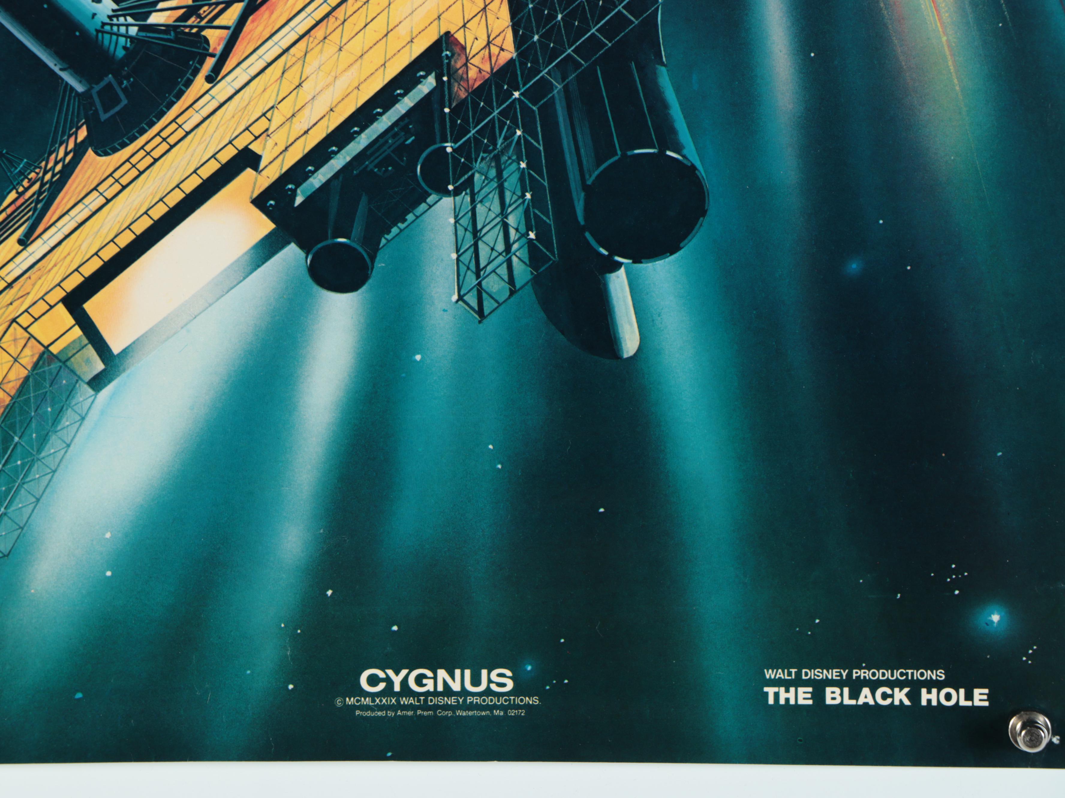 "Star Wars" Coca-Cola Chewbacca Poster with "The Black Hole" Posters, 1970s