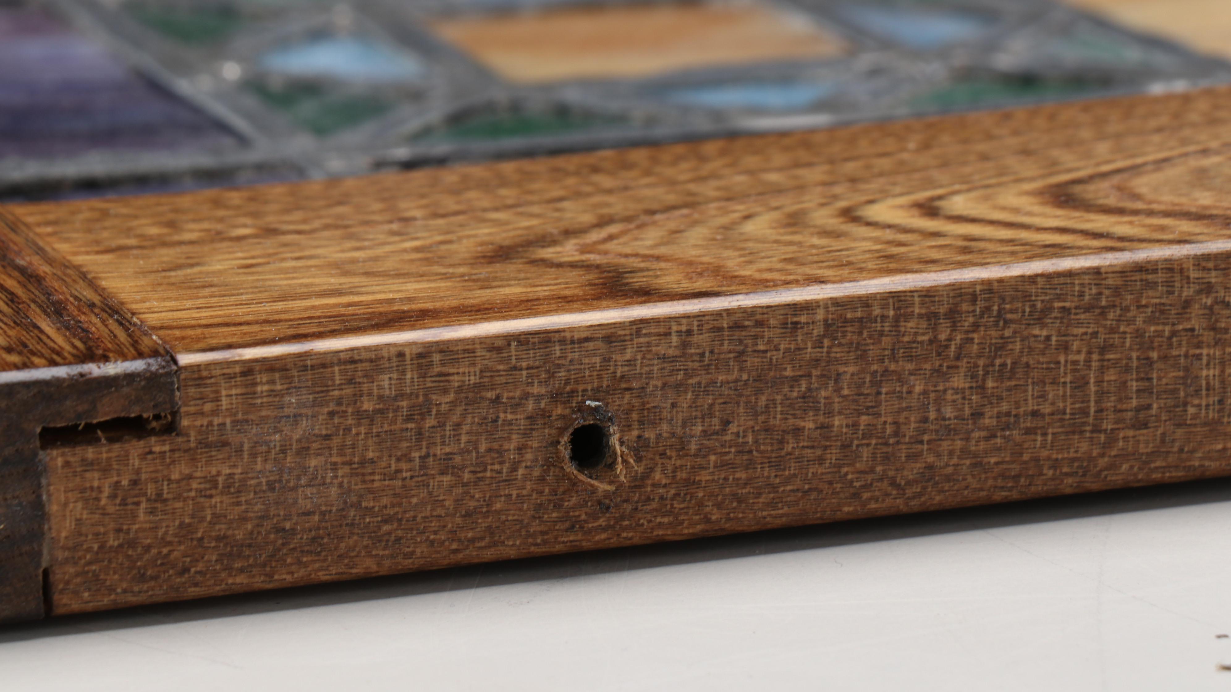 Art and Crafts Style Slag Glass Window Panel