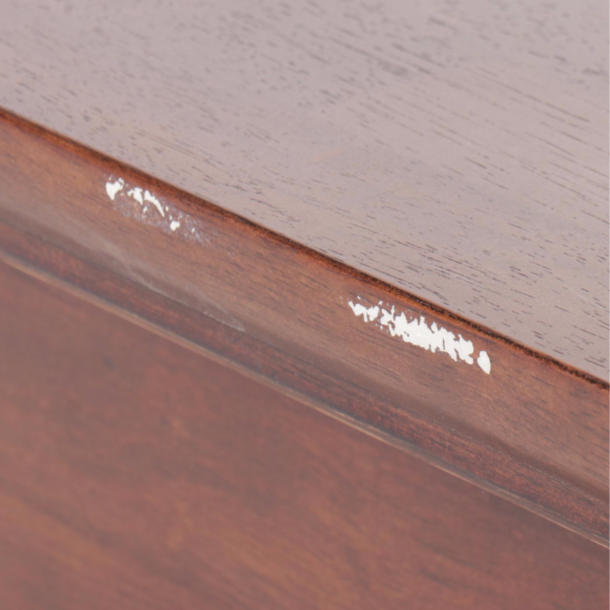 American Signature Craftsman Style Mahogany Console Table