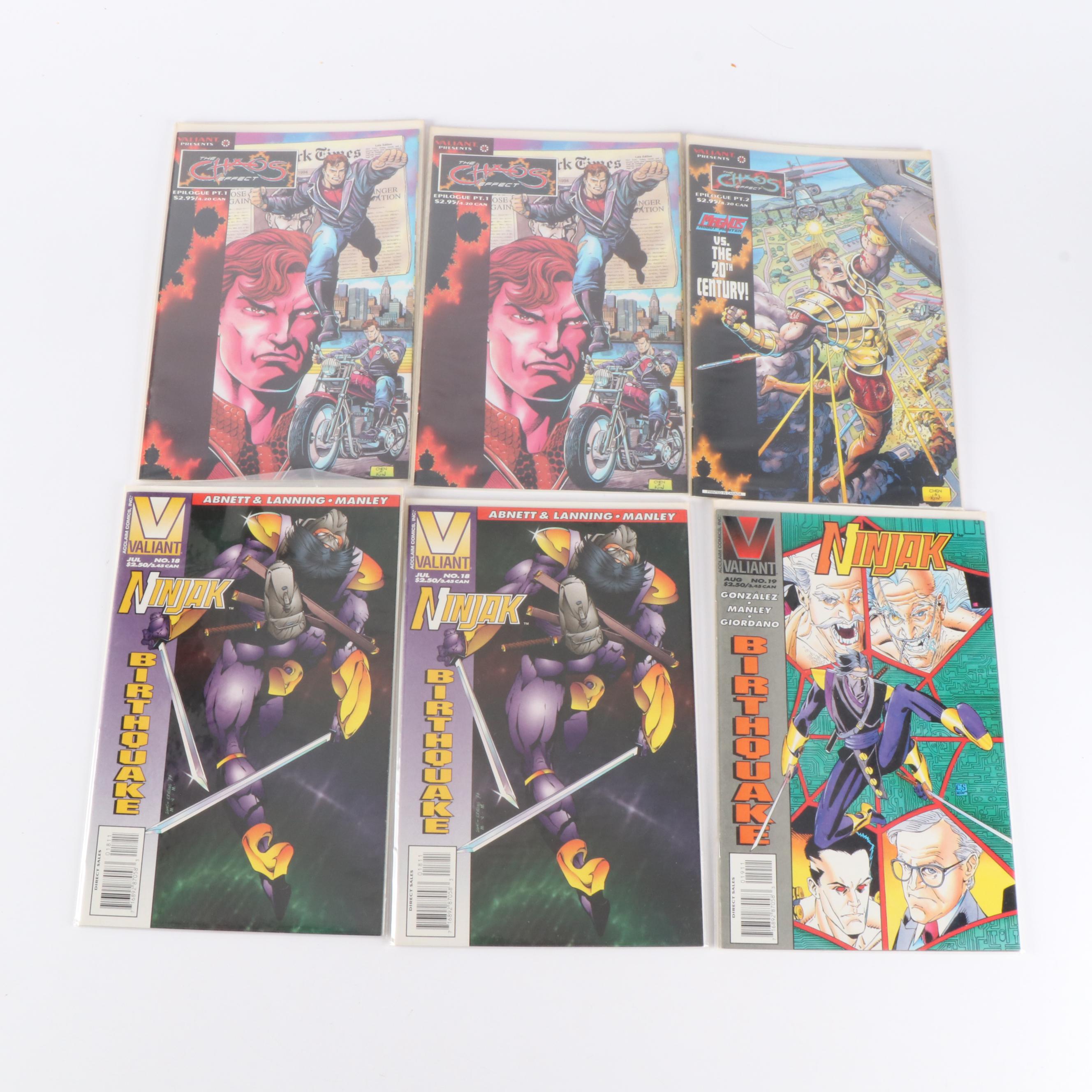 Modern Age Comic Books Featuring "Green Arrow", "Ninjak", and More