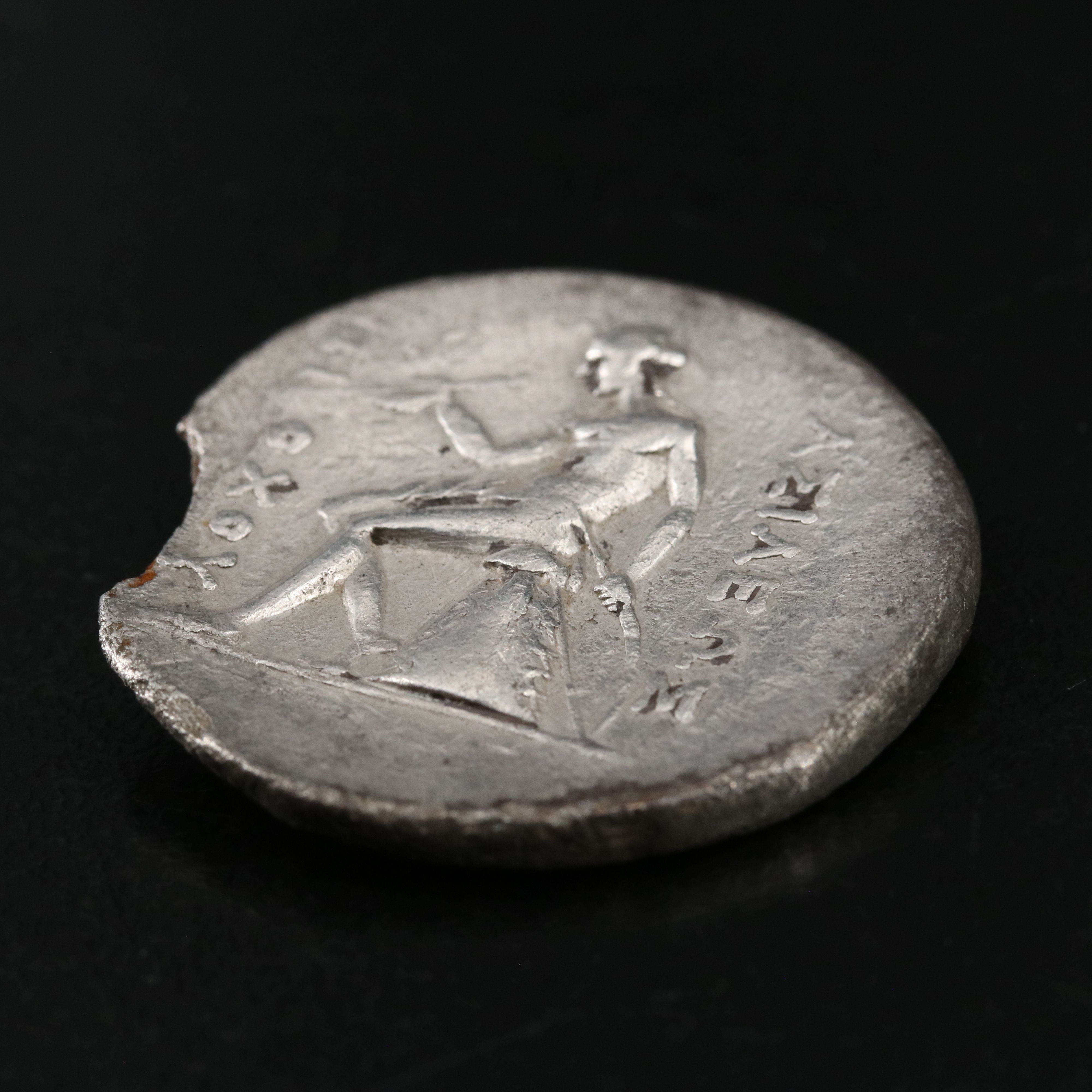 Ancient Seleukid Kingdom AR Tetradrachm Coin of Antiochos III, ca. 200 B.C.