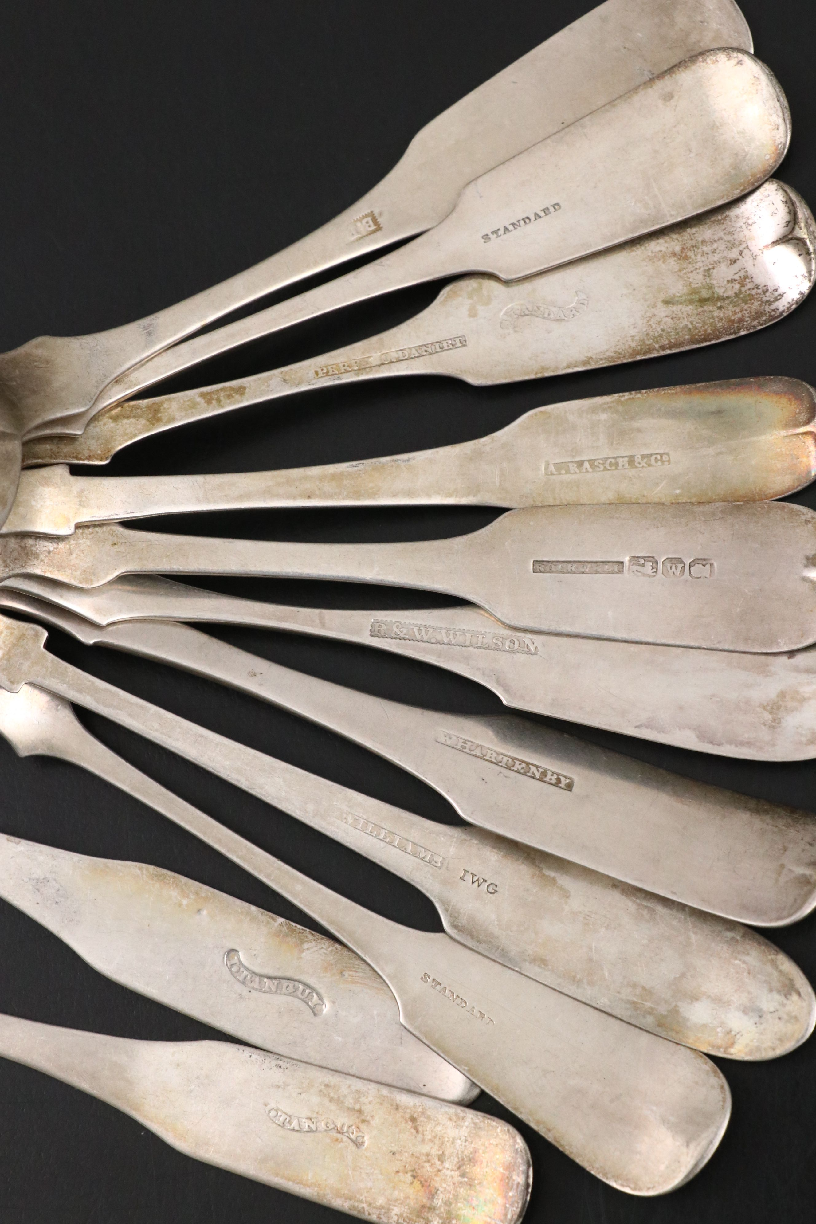 American Coin Silver Spoon Collection, Early to Mid-19th Century
