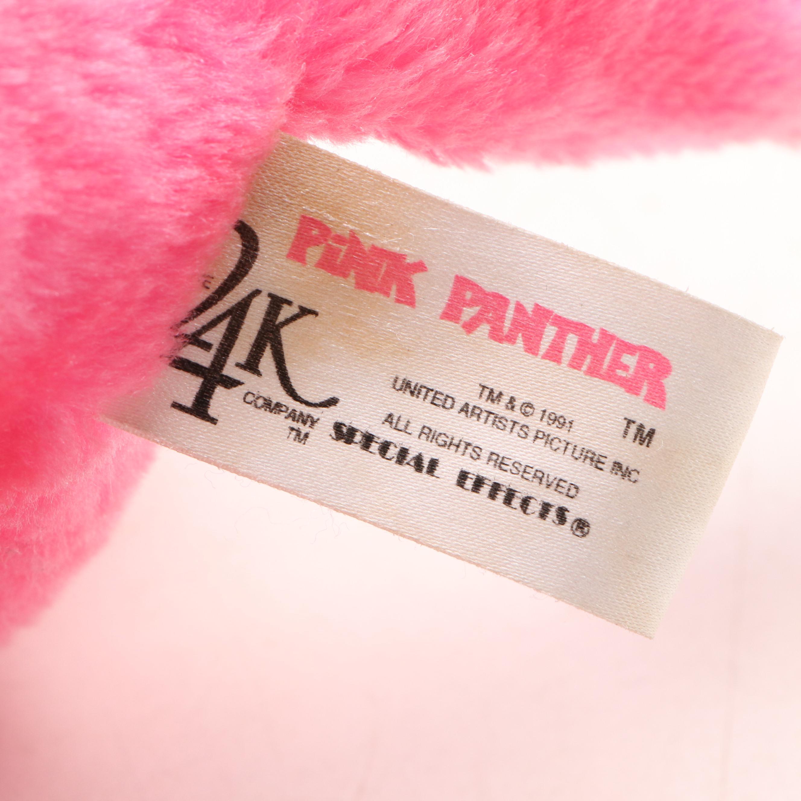 Warner Bros. "Bugs Bunny" and 24K Company "Pink Panther" Stuffed Toys