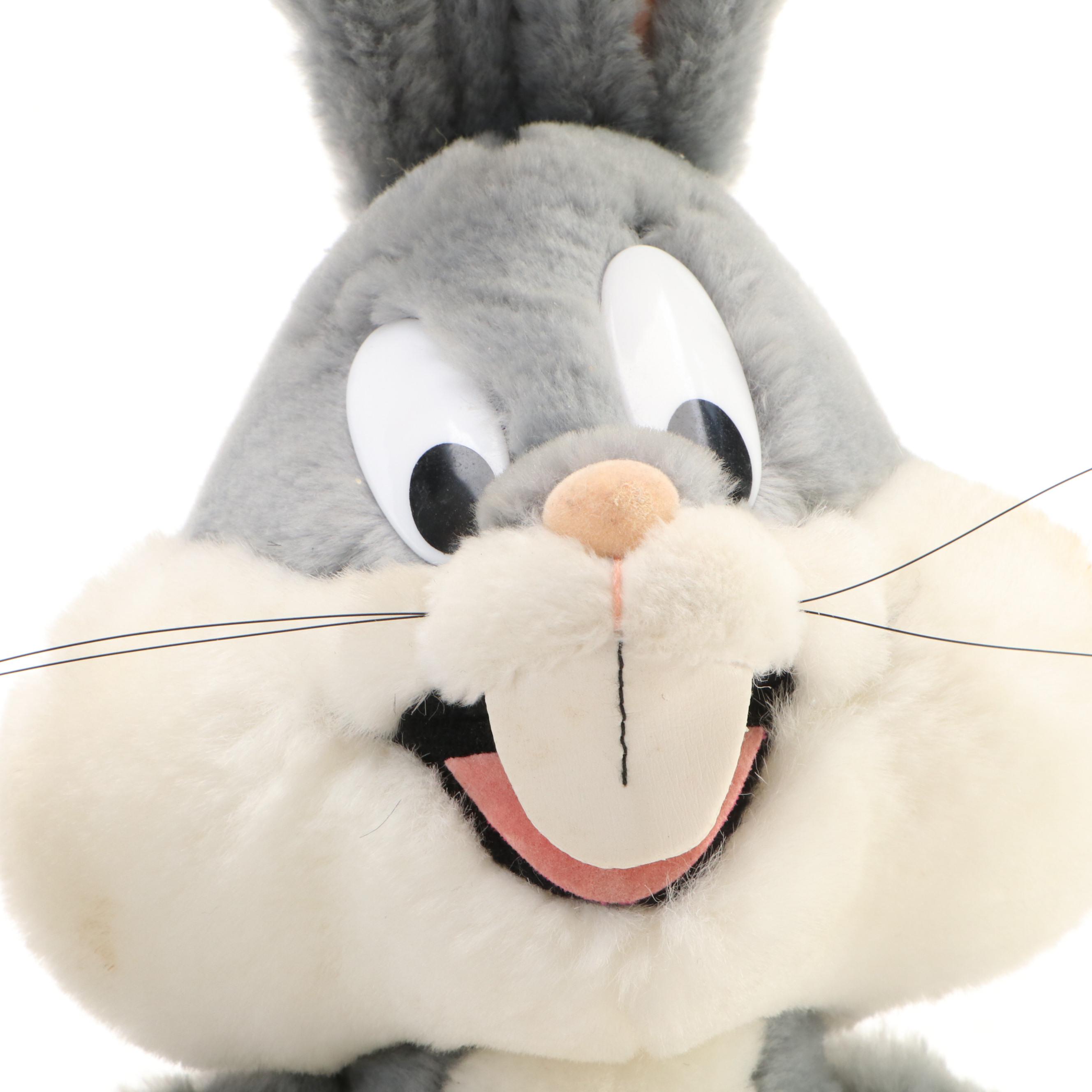 Warner Bros. "Bugs Bunny" and 24K Company "Pink Panther" Stuffed Toys