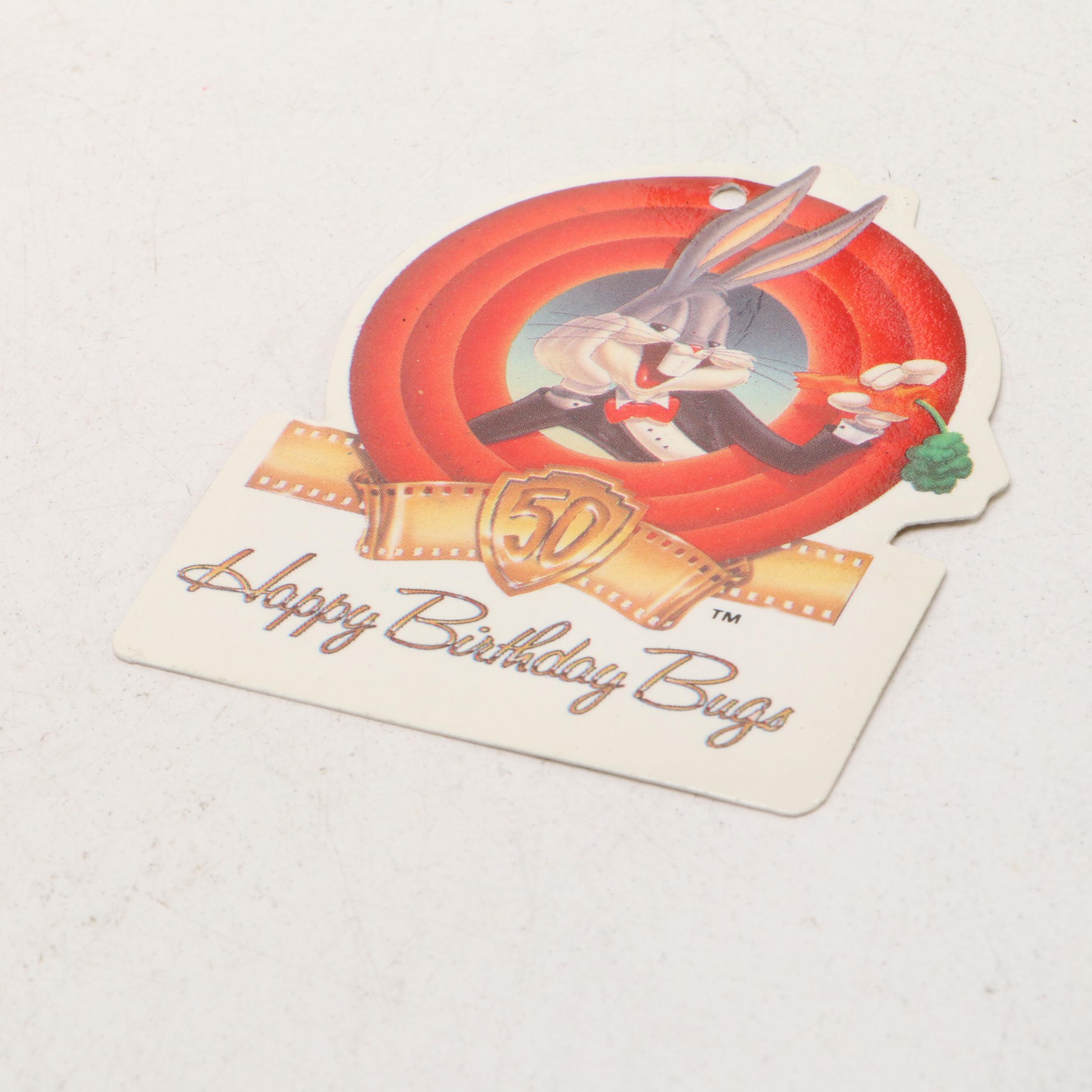 Warner Bros. "Bugs Bunny" and 24K Company "Pink Panther" Stuffed Toys