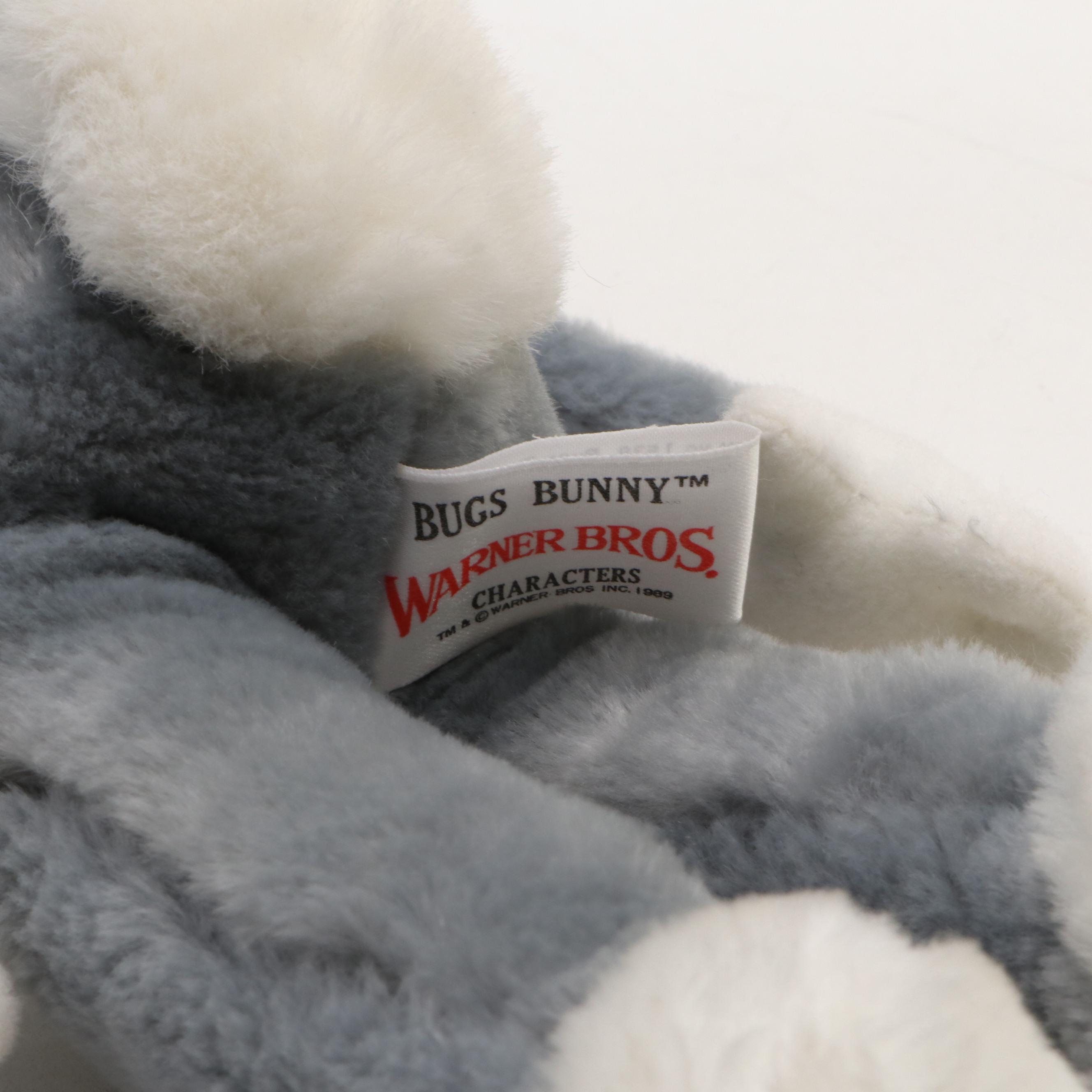 Warner Bros. "Bugs Bunny" and 24K Company "Pink Panther" Stuffed Toys