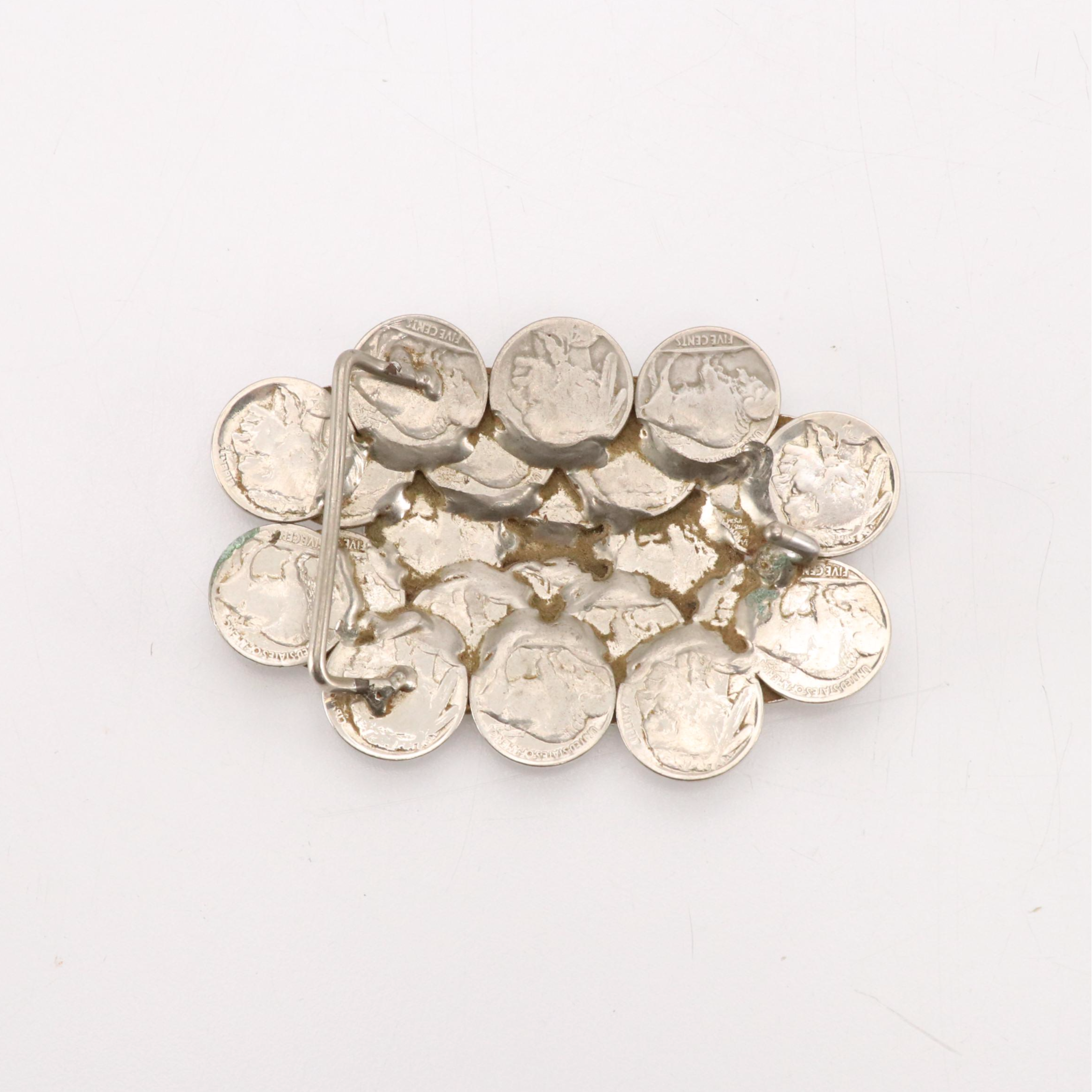 Soldered Buffalo Nickel Belt Buckle