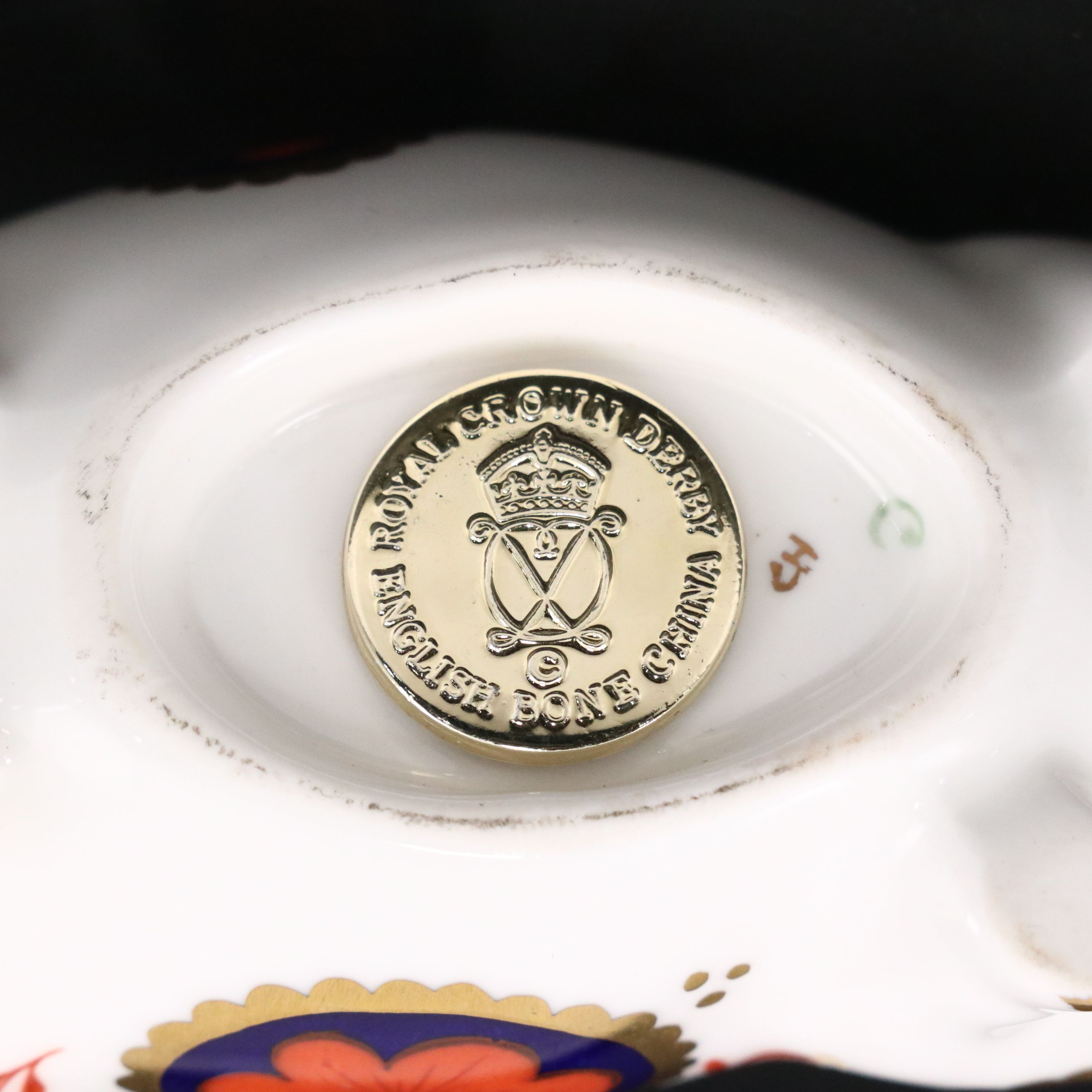 Royal Crown Derby "Imari Pig" Bone China Paperweight