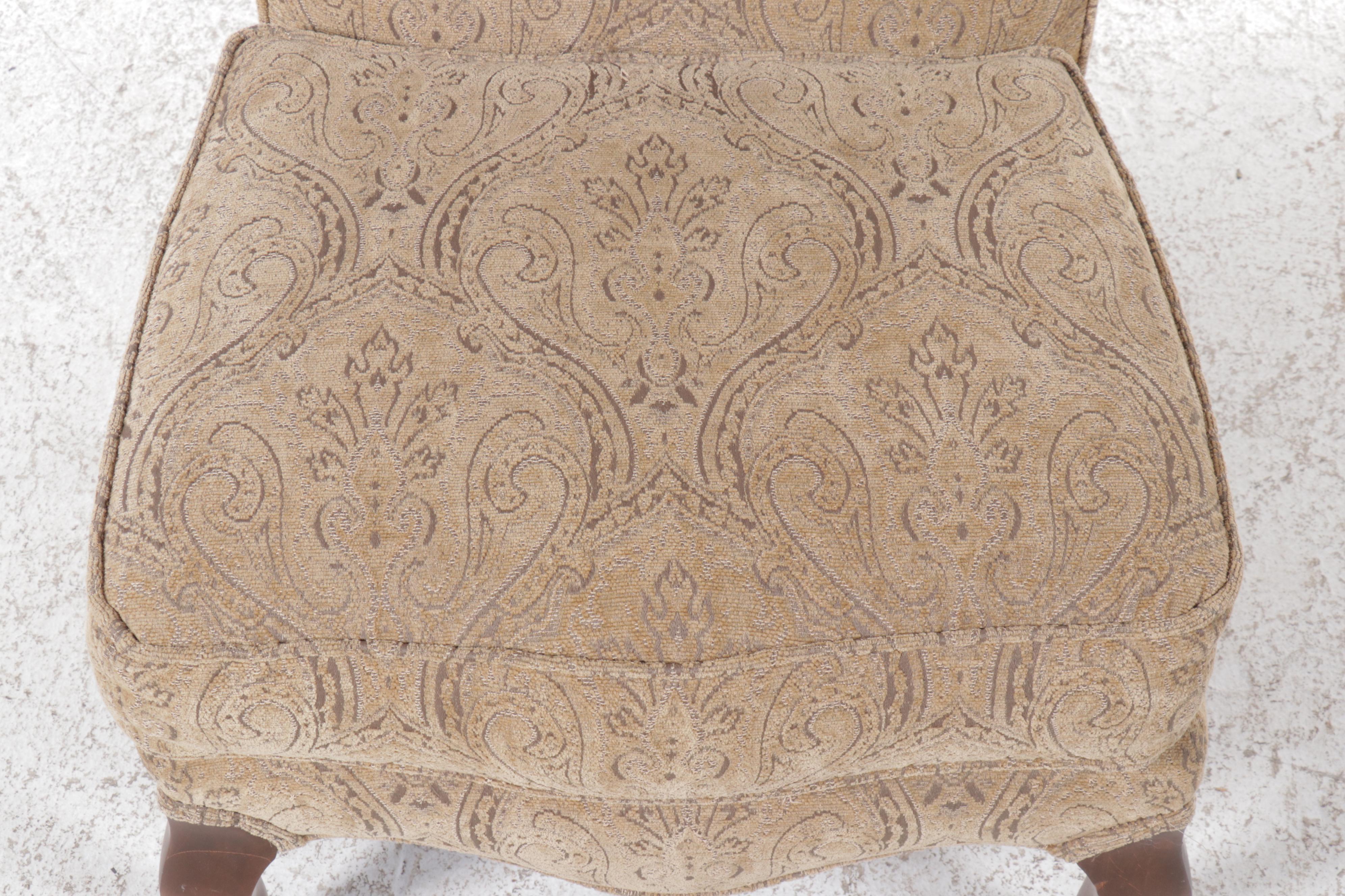 Pair of Upholstered Slipper Chairs, 2001