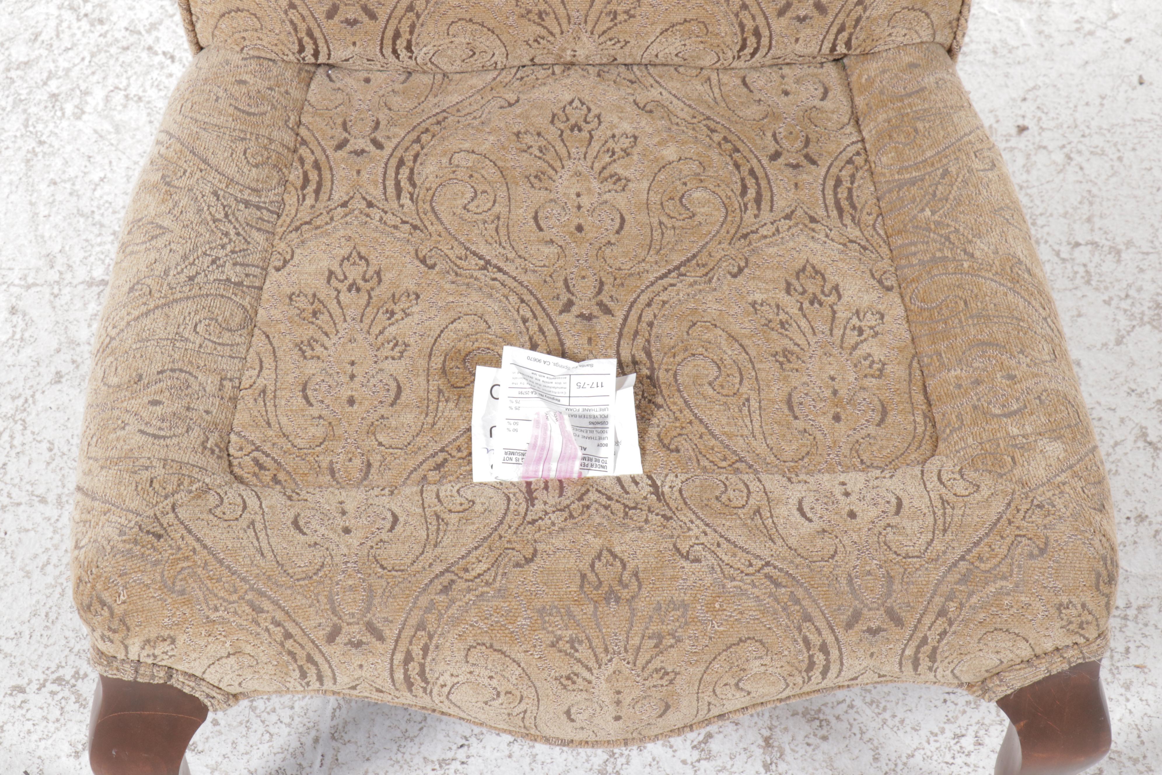 Pair of Upholstered Slipper Chairs, 2001