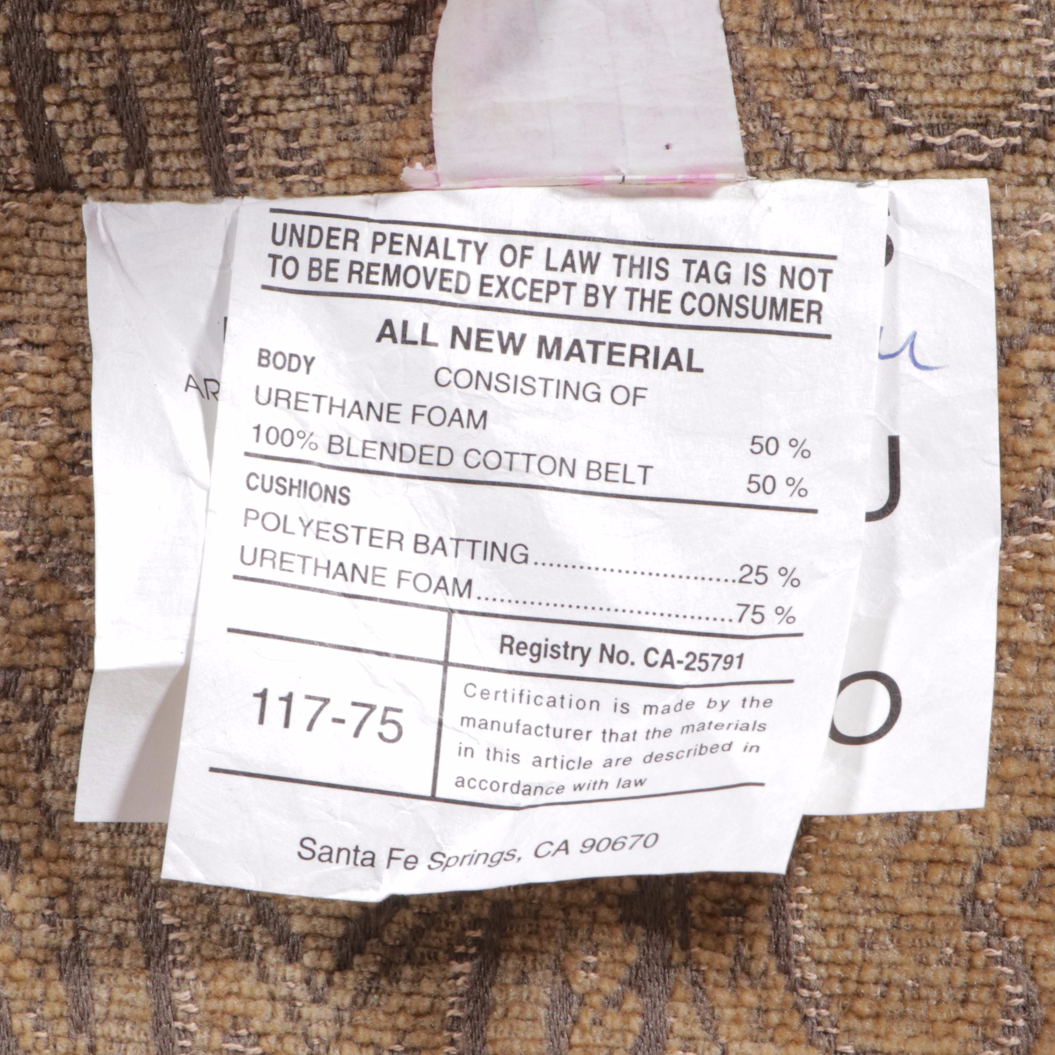 Pair of Upholstered Slipper Chairs, 2001