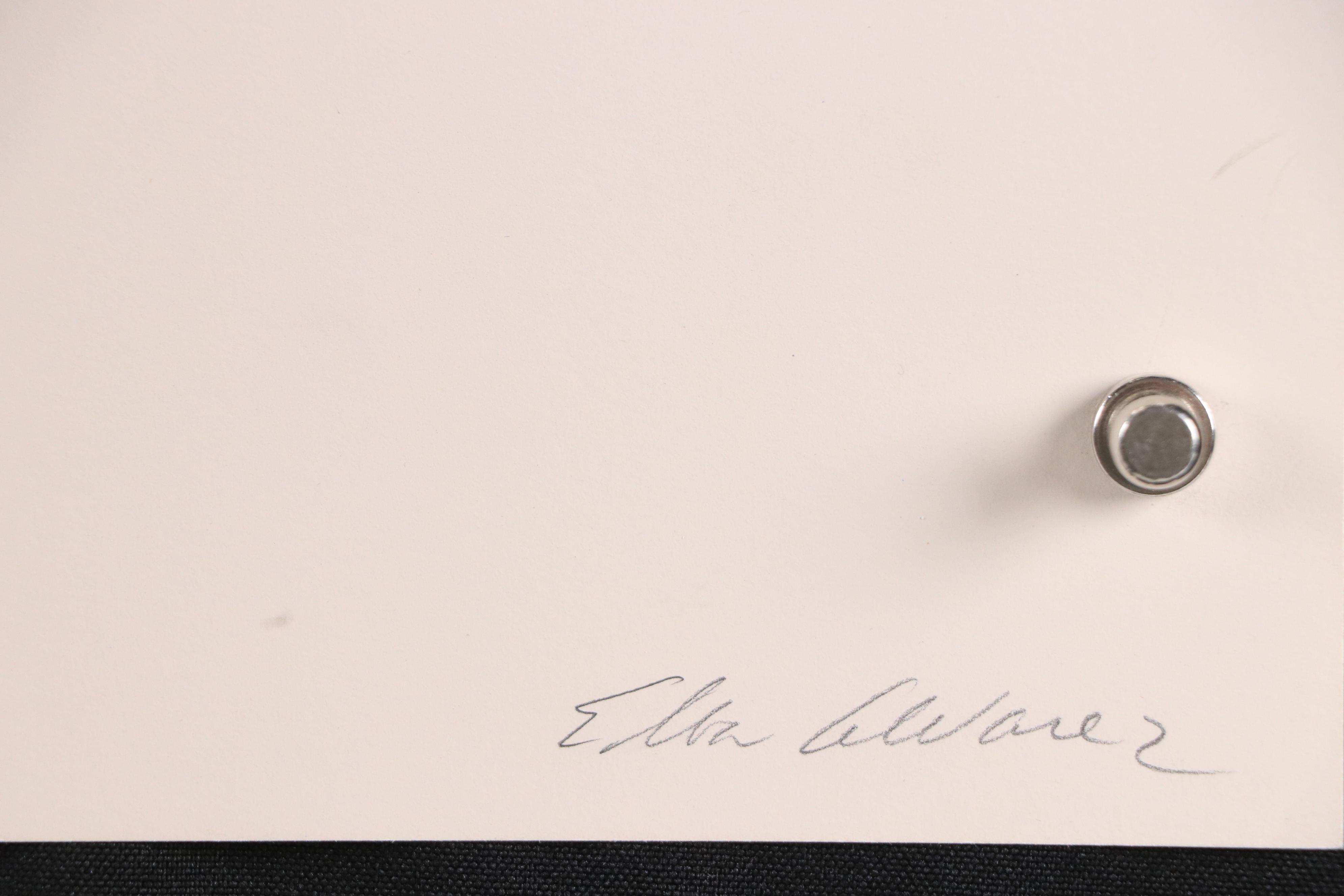 Elba Alvarez Abstract Textured Serigraph "Noraima," Late 20th–21st Century