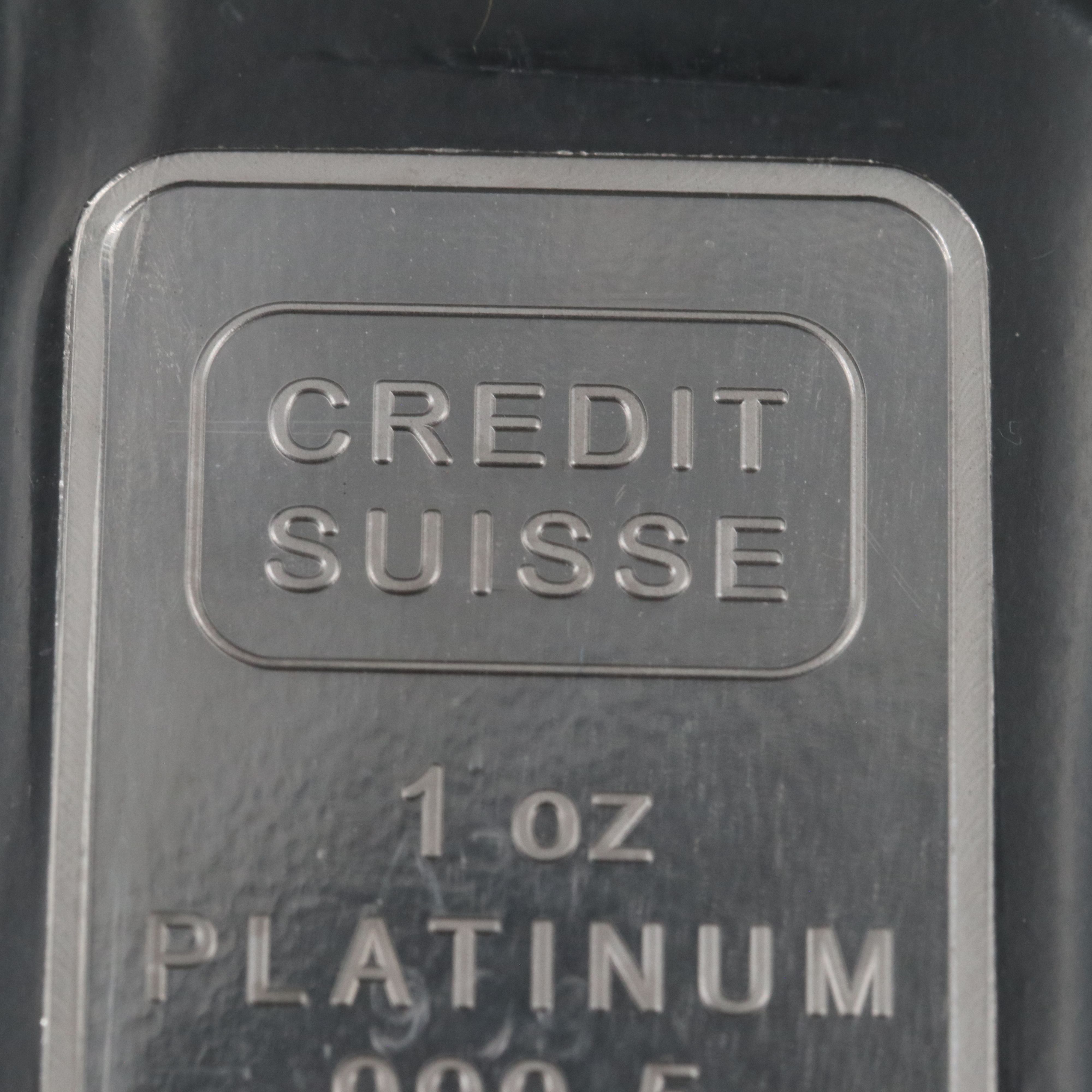 Credit Suisse One Ounce Platinum Bar