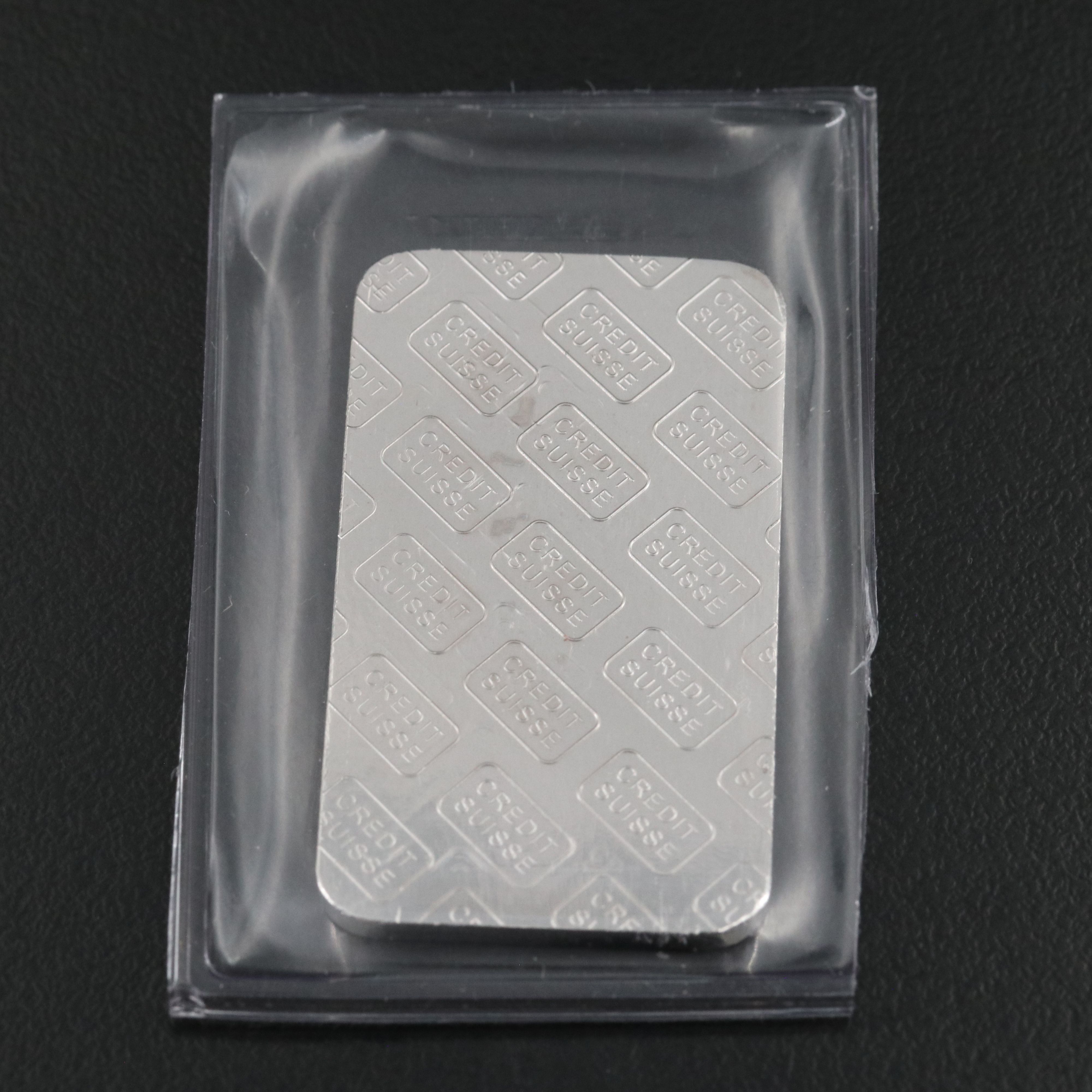 Credit Suisse One Ounce Platinum Bar