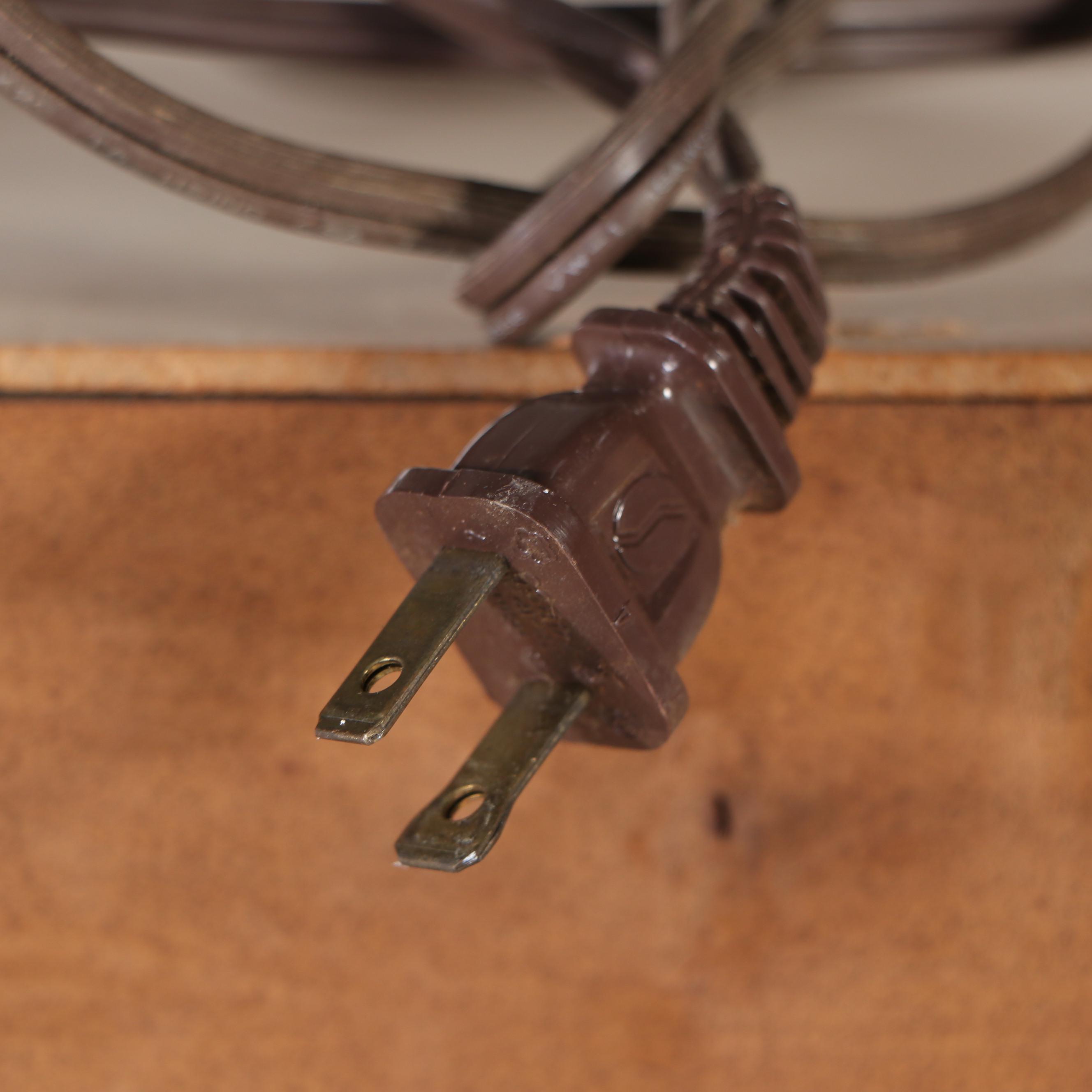 George III Style Mahogany Break-Front China Cabinet