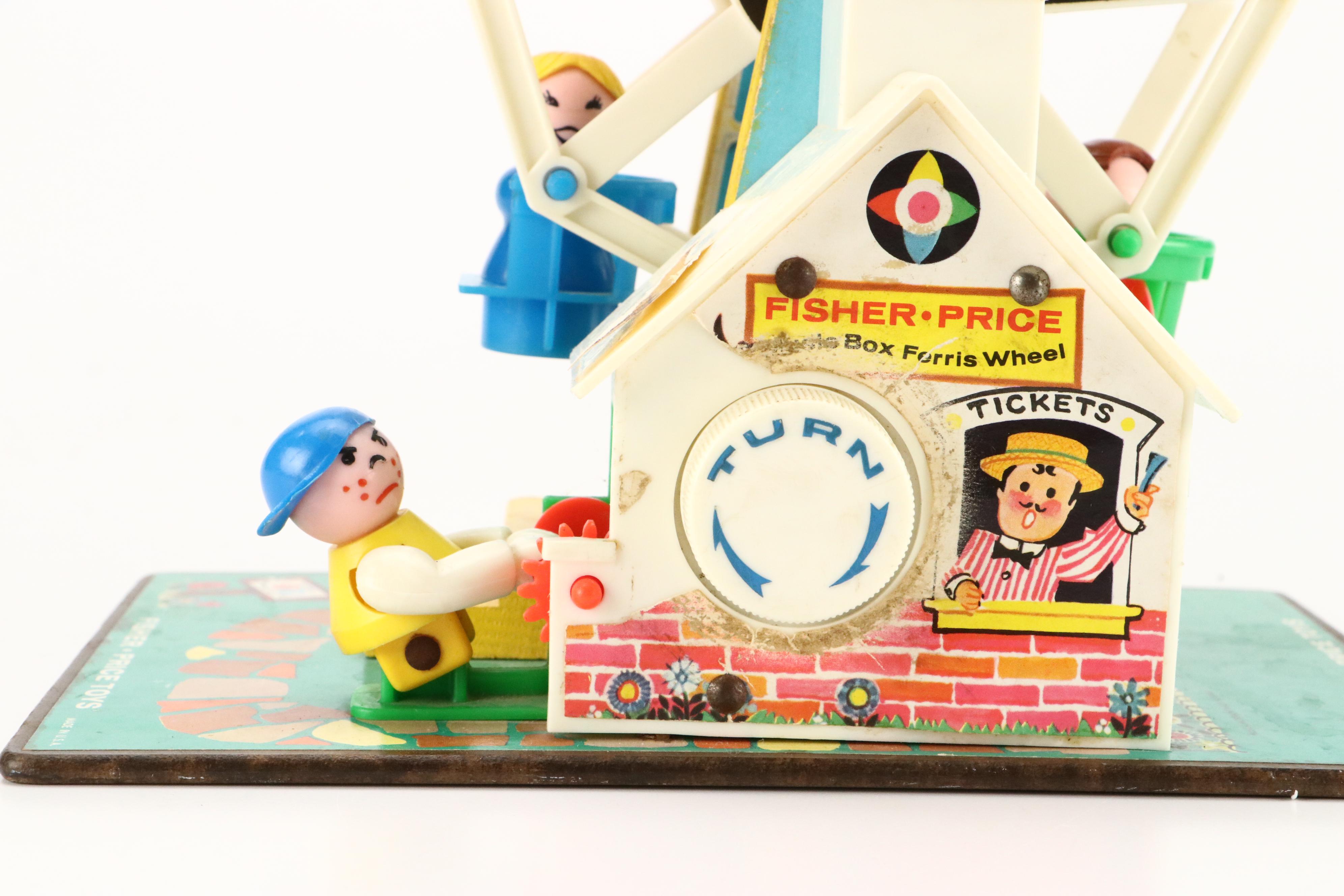 Fisher Price Music Box Ferris Wheel Toy, 1966