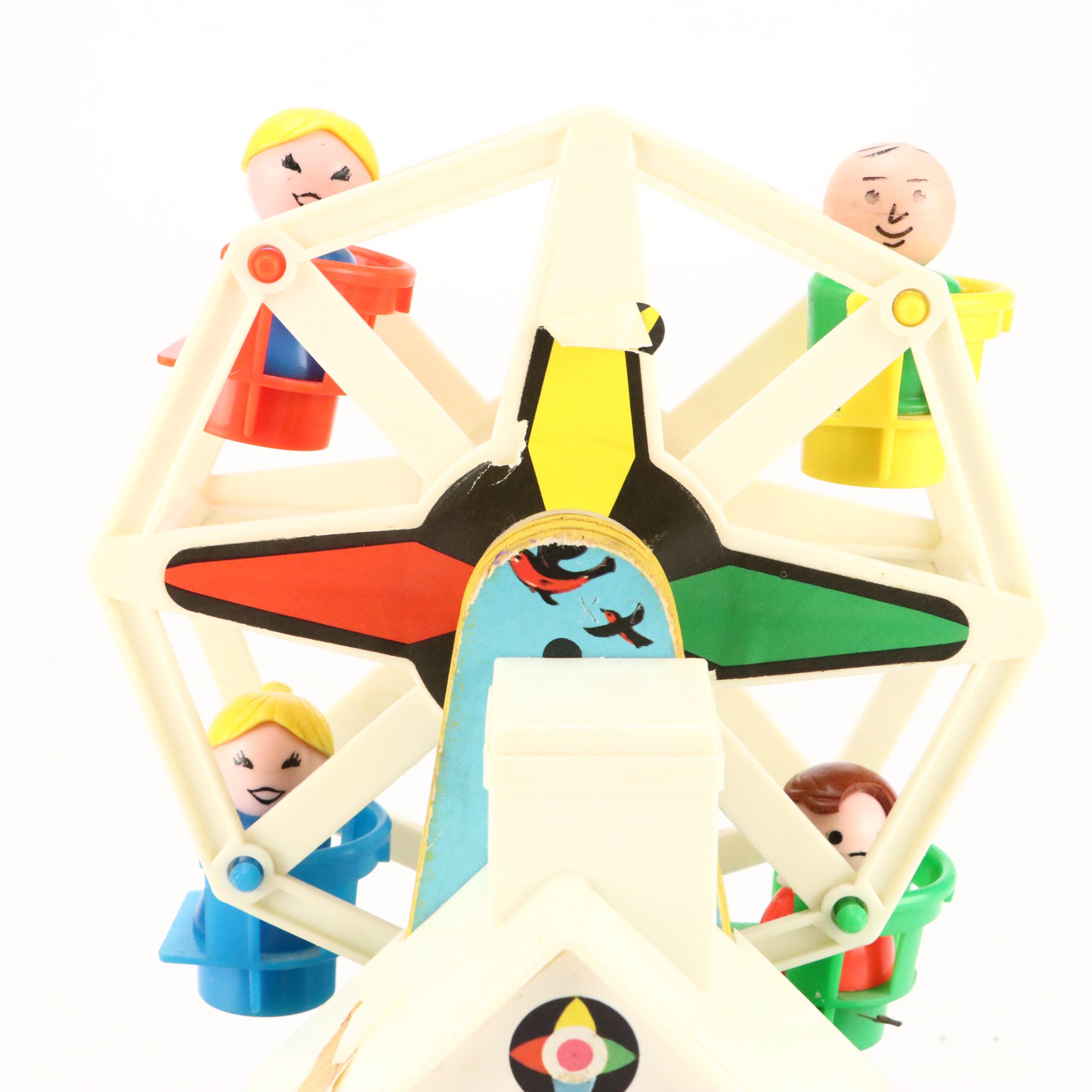Fisher Price Music Box Ferris Wheel Toy, 1966