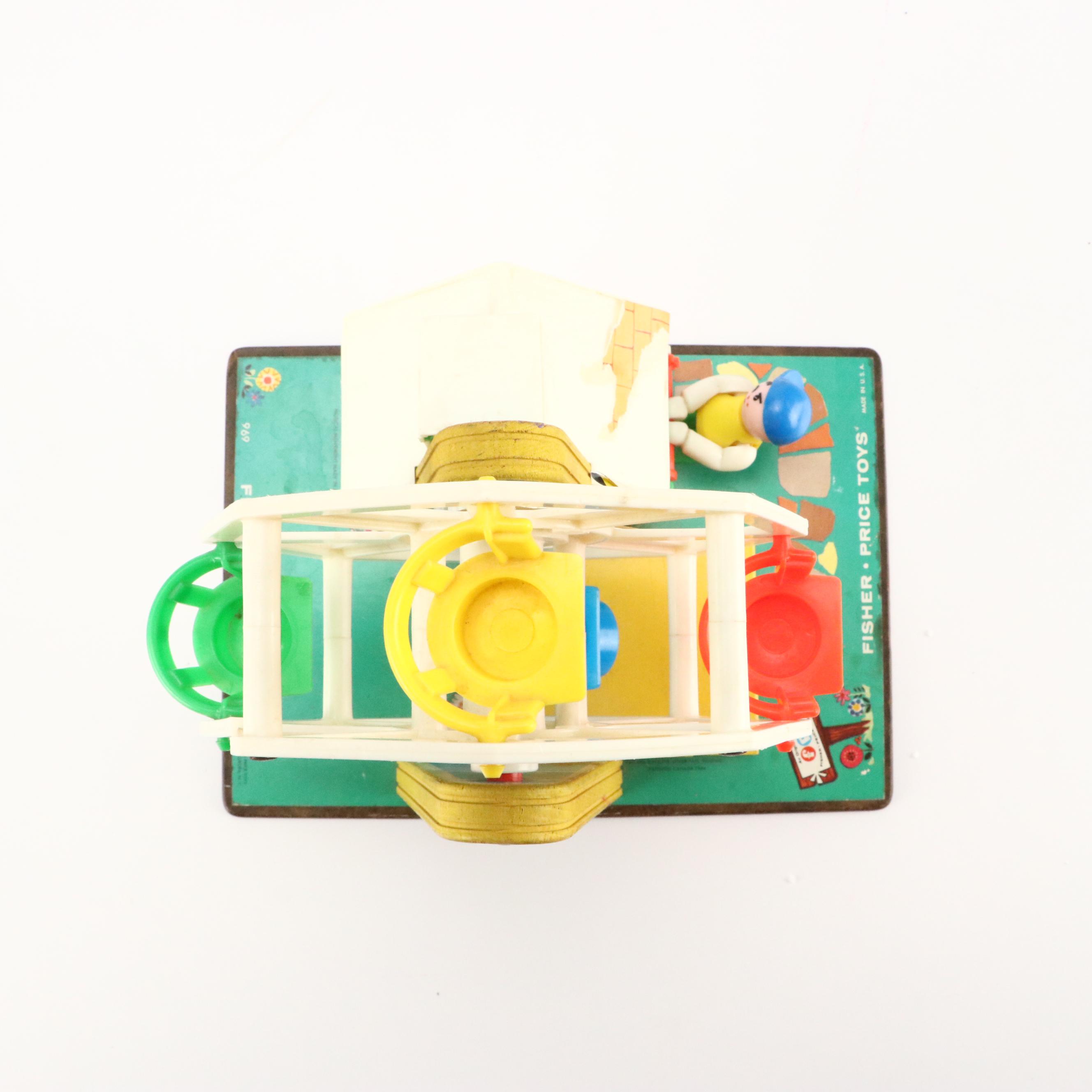Fisher Price Music Box Ferris Wheel Toy, 1966