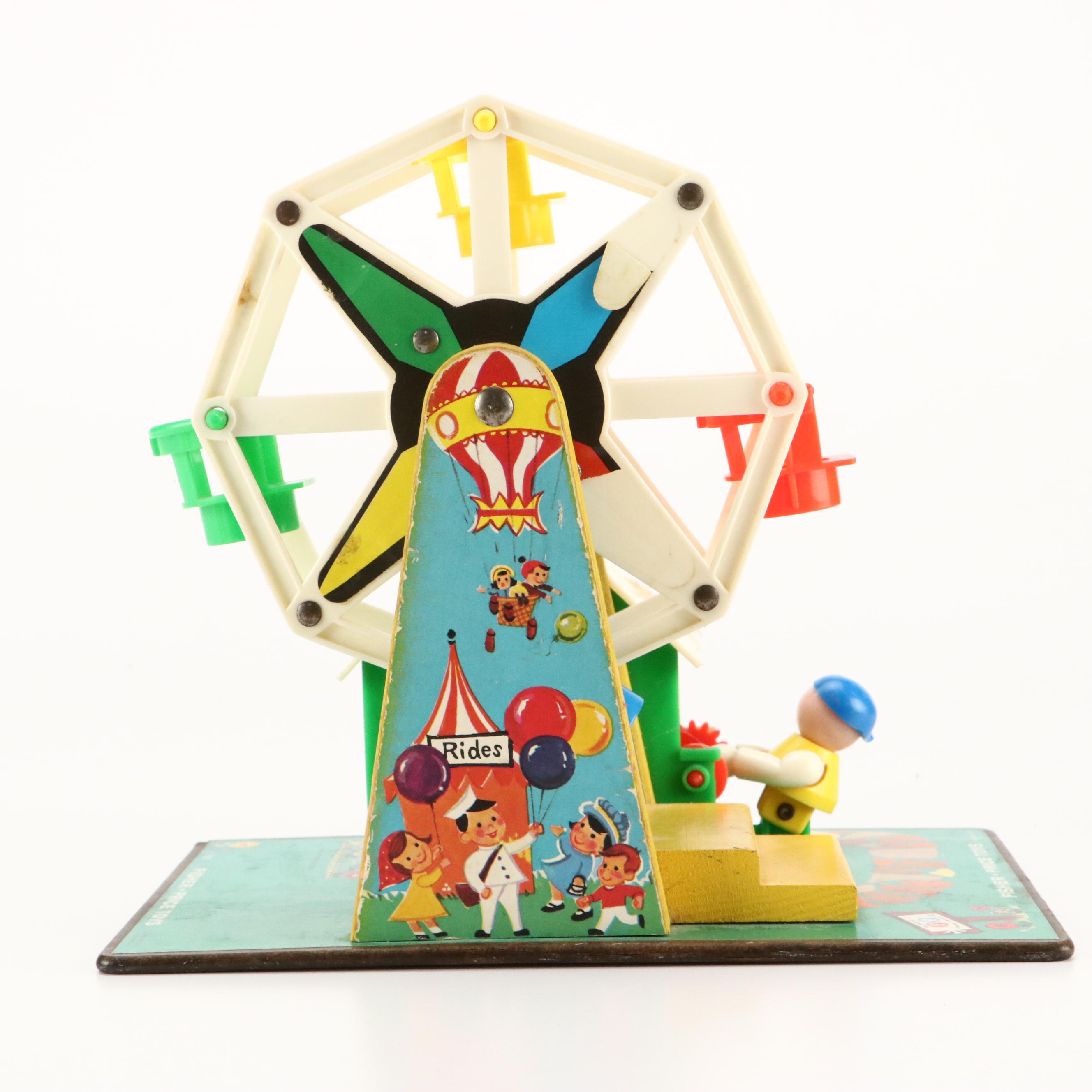Fisher Price Music Box Ferris Wheel Toy, 1966