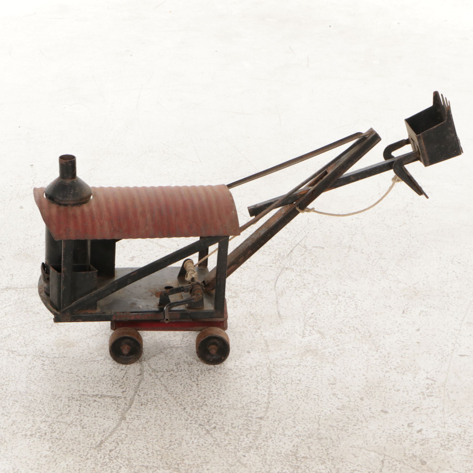 Moline Pressed Steel Co. Buddy "L" Line Steam Shovel, Early-Mid 20th C.