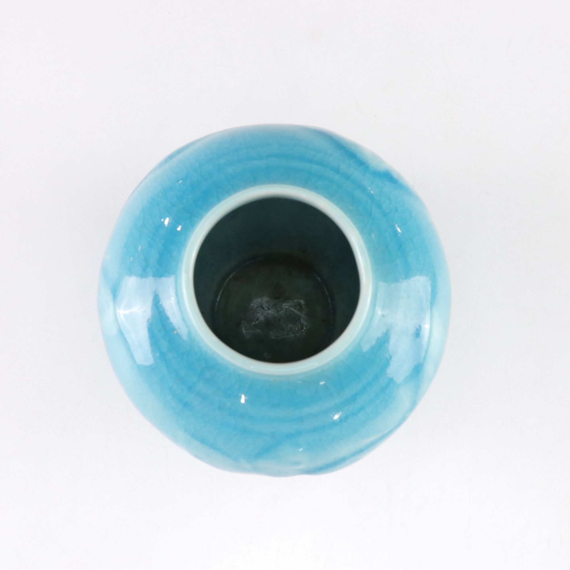 Rookwood Pottery Butterfly Vase in Turquoise Glaze, 1945