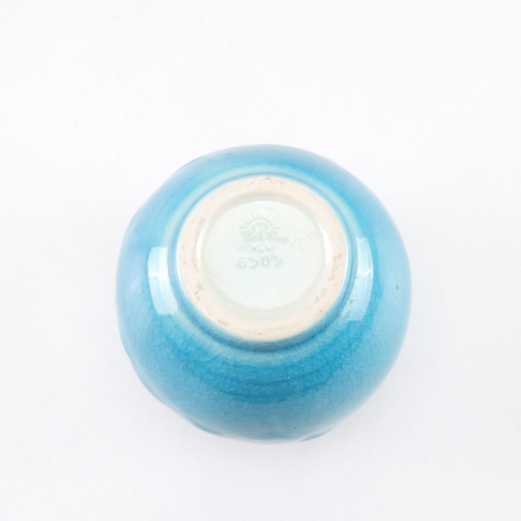 Rookwood Pottery Butterfly Vase in Turquoise Glaze, 1945