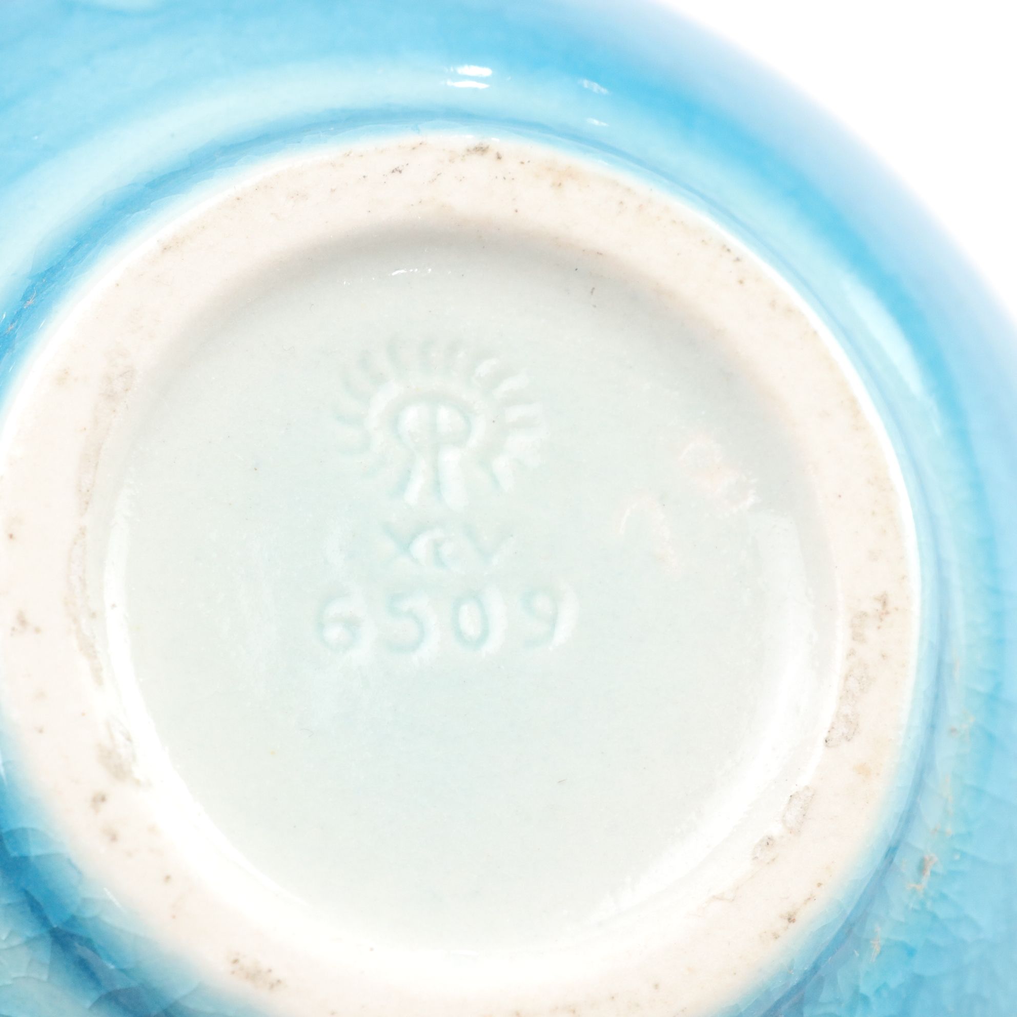 Rookwood Pottery Butterfly Vase in Turquoise Glaze, 1945