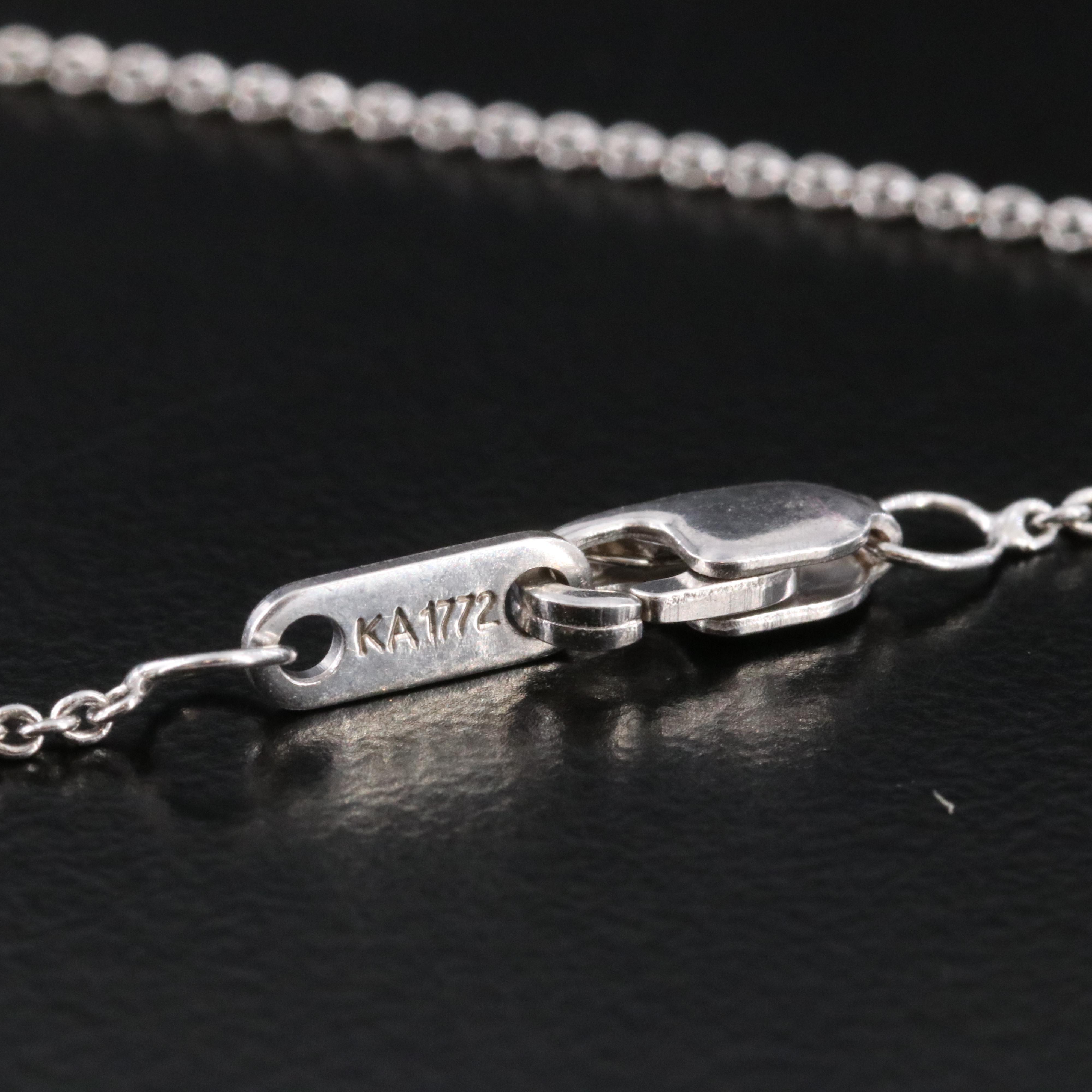 Sterling Swiss Blue Topaz and White Sapphire Pendant Necklace