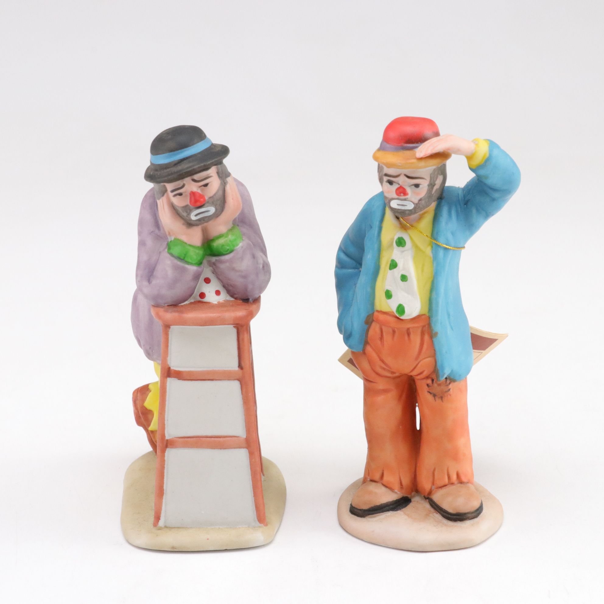 Emmett Kelly Jr. Bisque Figurines & Other Clown Collectibles