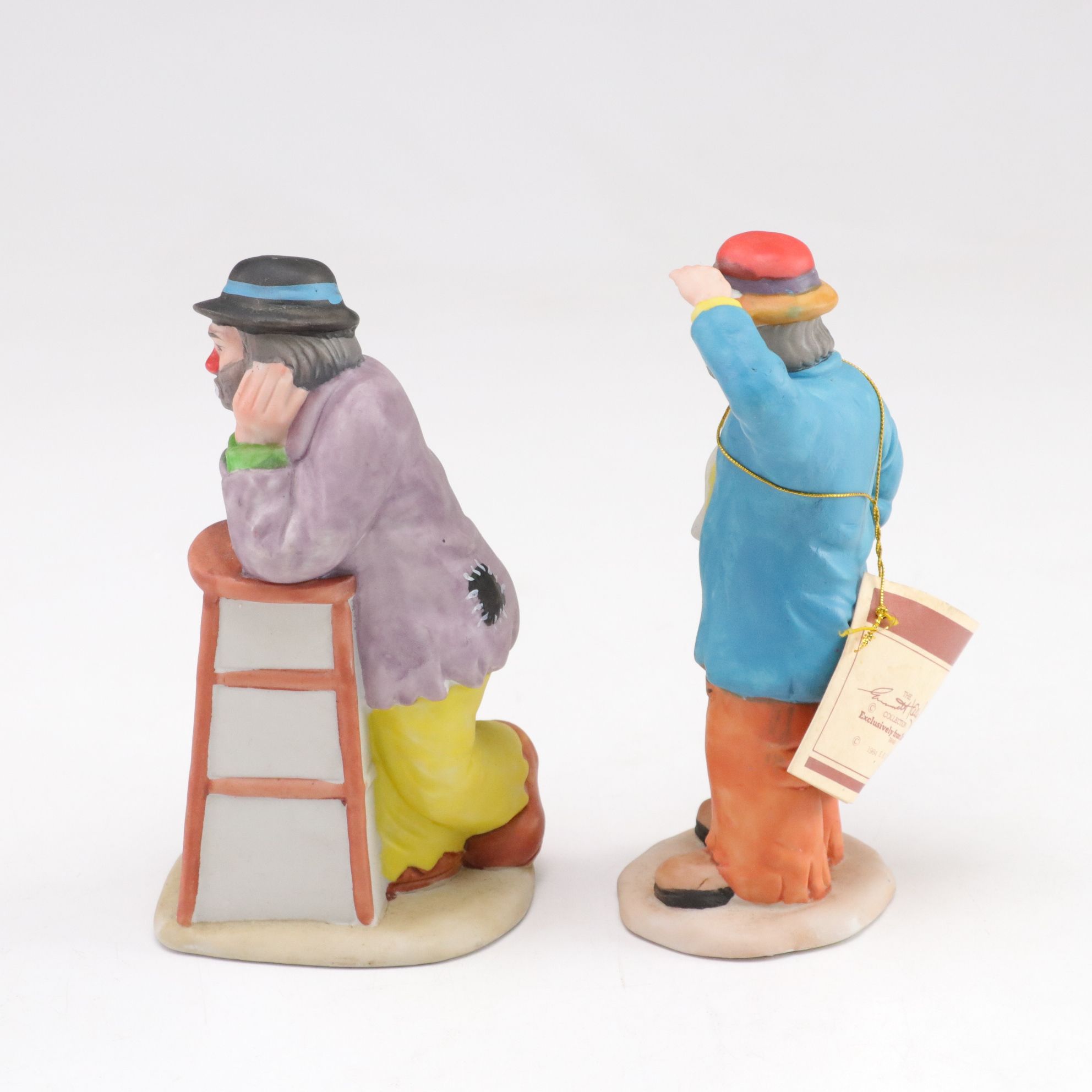 Emmett Kelly Jr. Bisque Figurines & Other Clown Collectibles