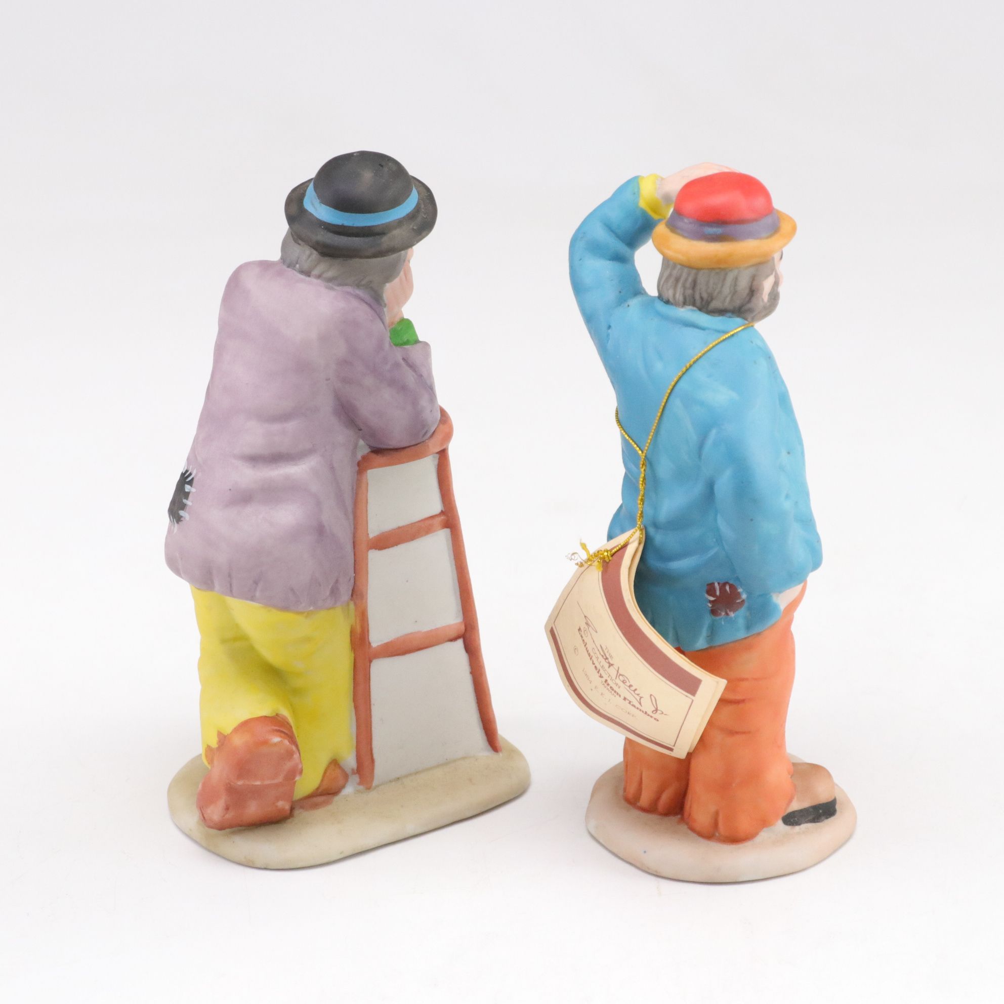 Emmett Kelly Jr. Bisque Figurines & Other Clown Collectibles