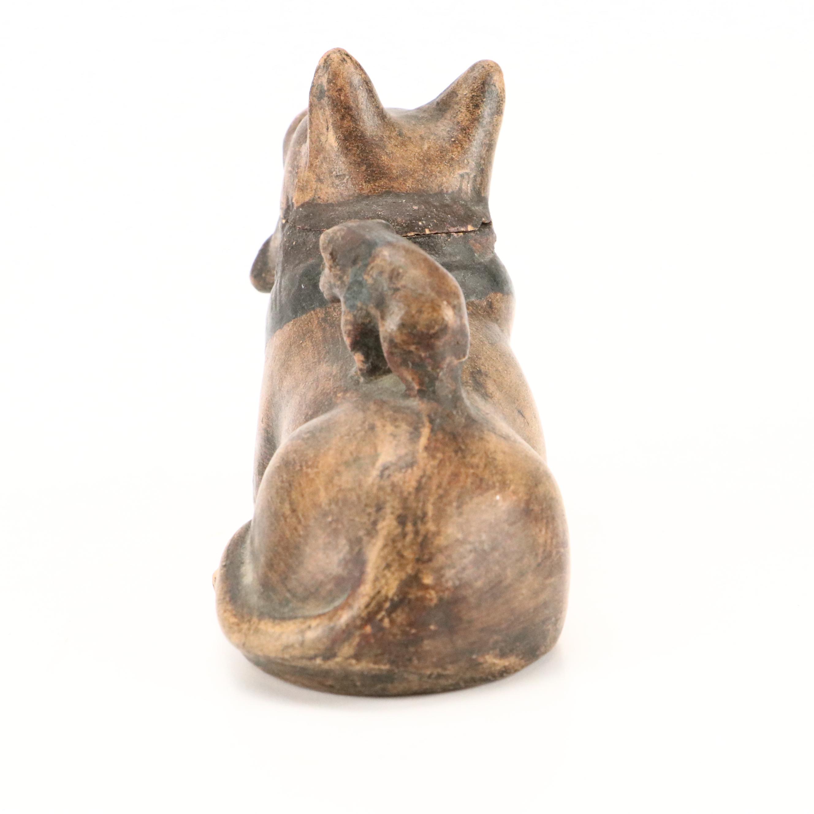 Chinese Dog and Puppy Ceramic Novelty Teapot