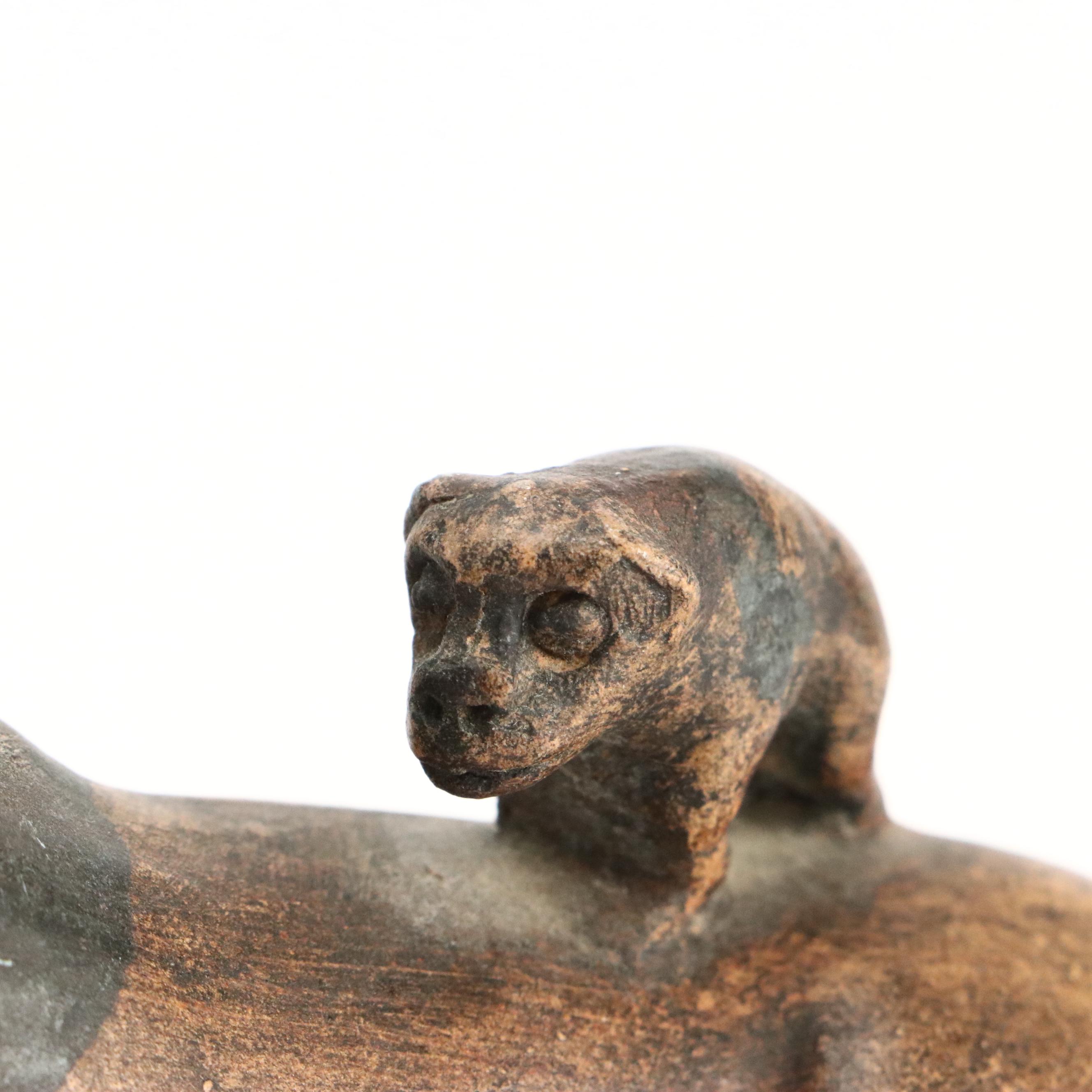 Chinese Dog and Puppy Ceramic Novelty Teapot