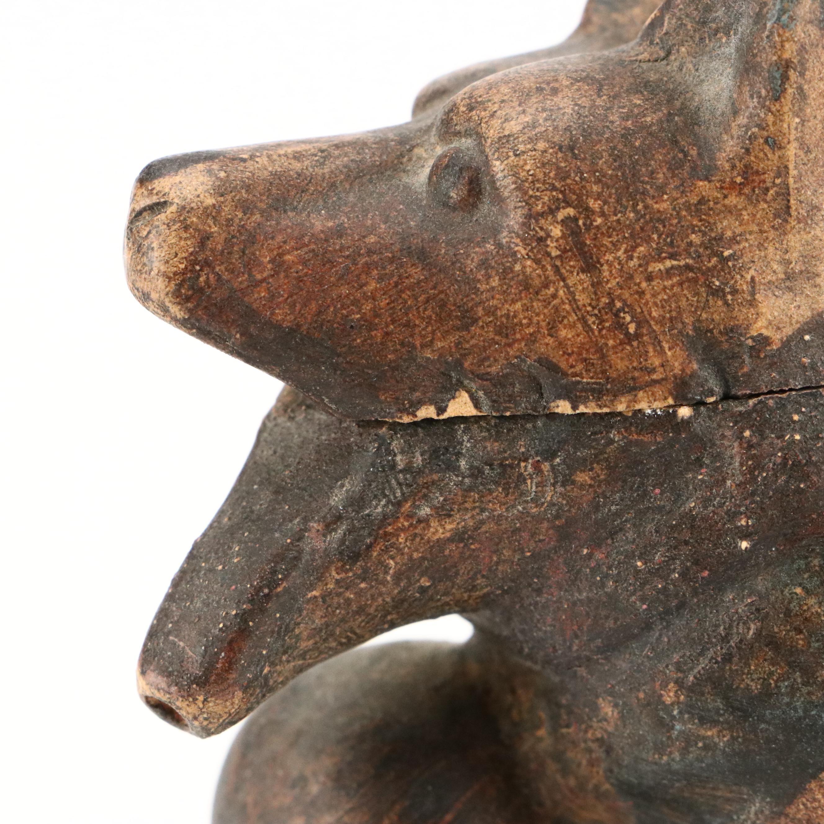 Chinese Dog and Puppy Ceramic Novelty Teapot