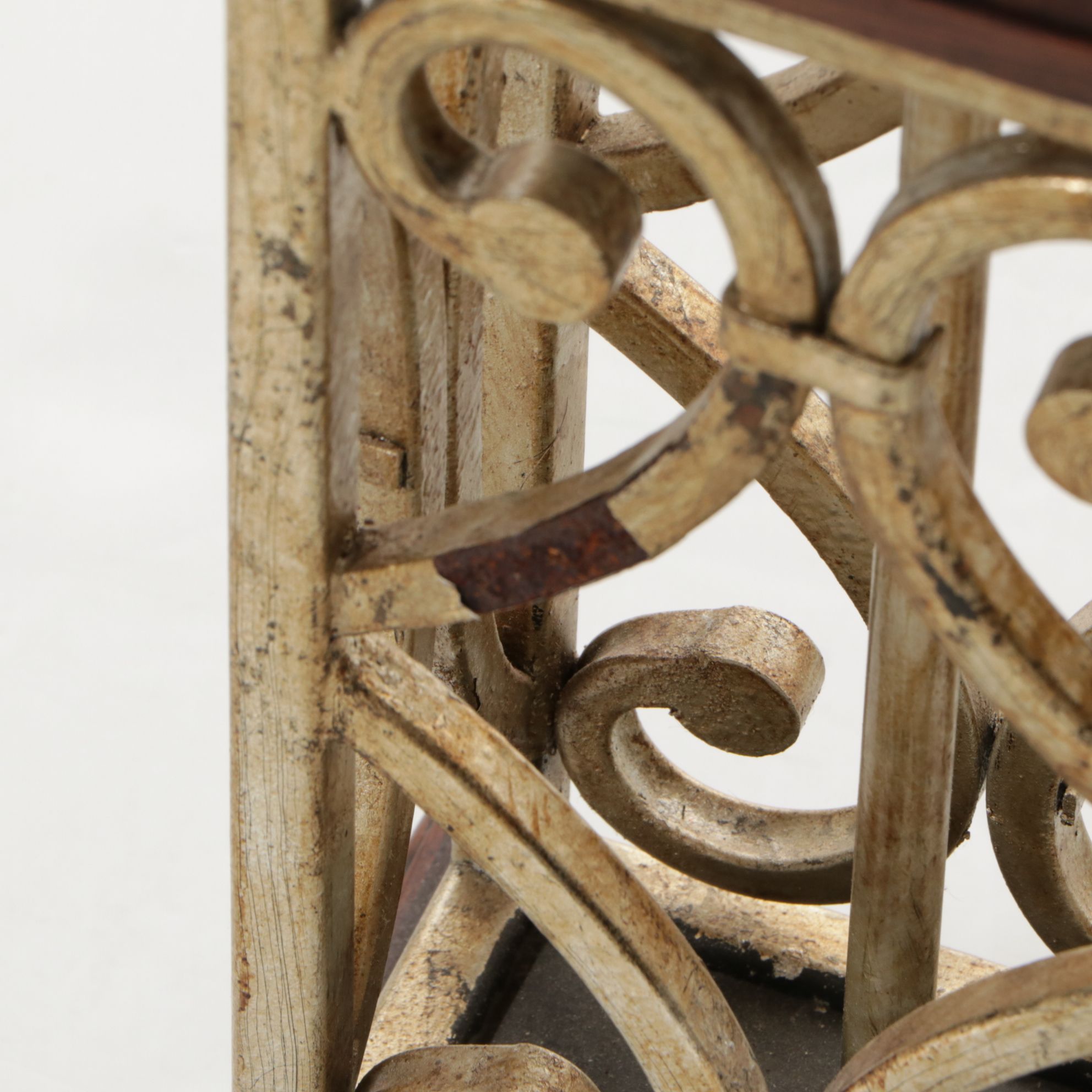 Cage Style Carved Resin Table Lamp, 2000s