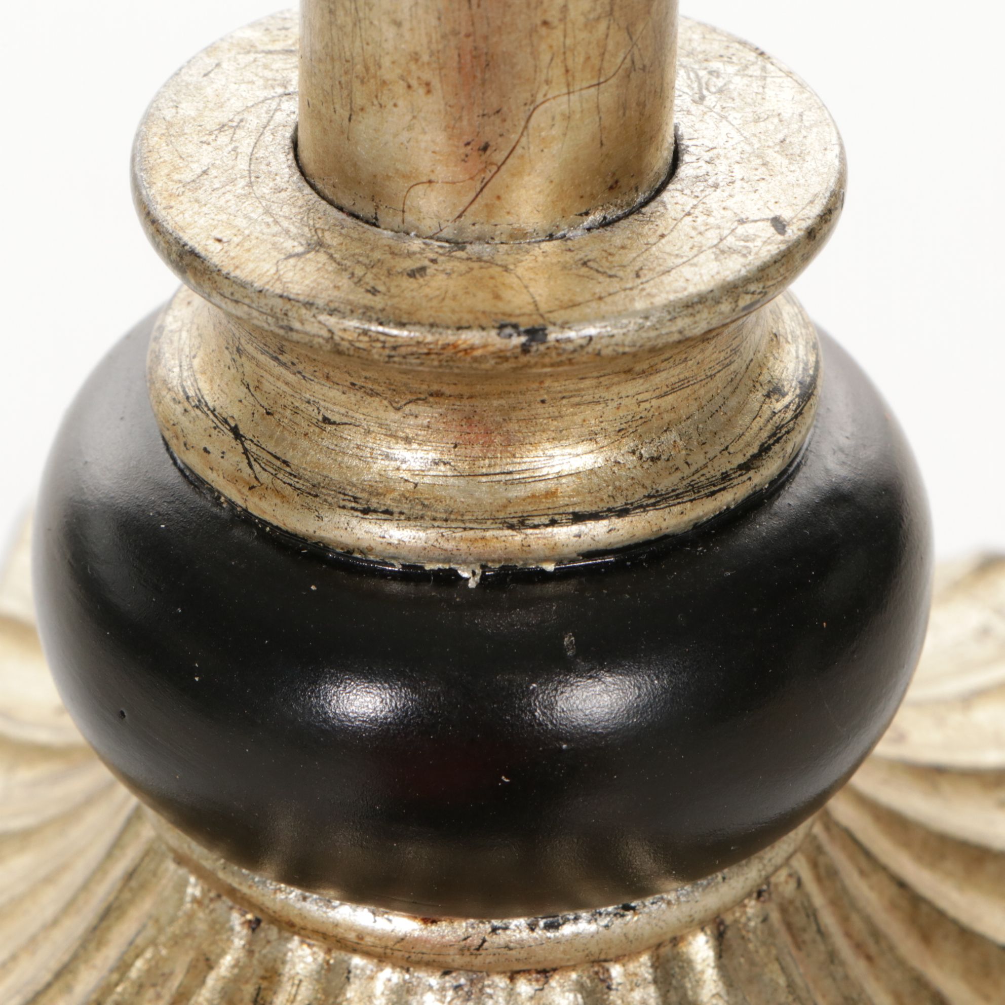 Cage Style Carved Resin Table Lamp, 2000s