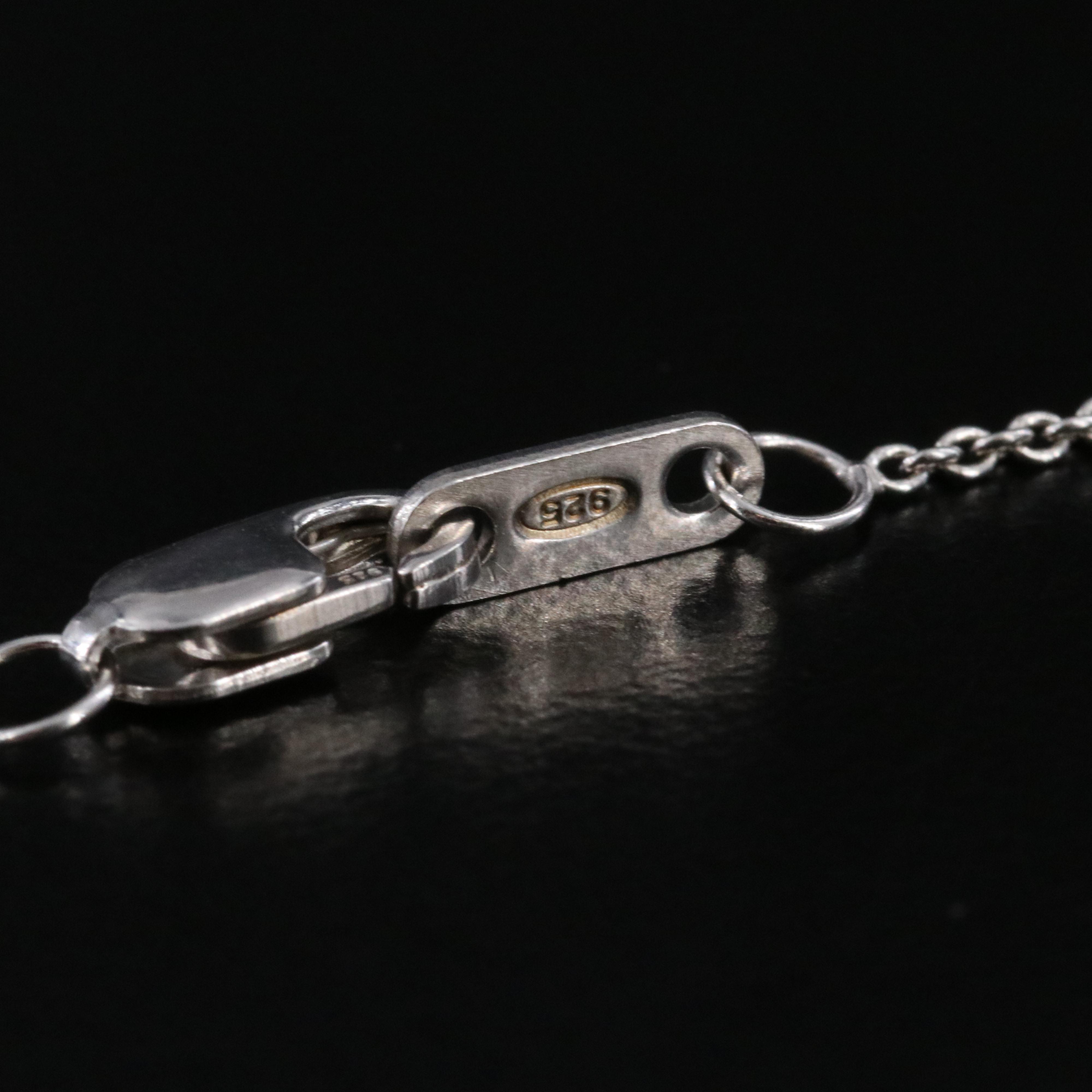 Sterling Diamond Dragonfly Pendant Necklace