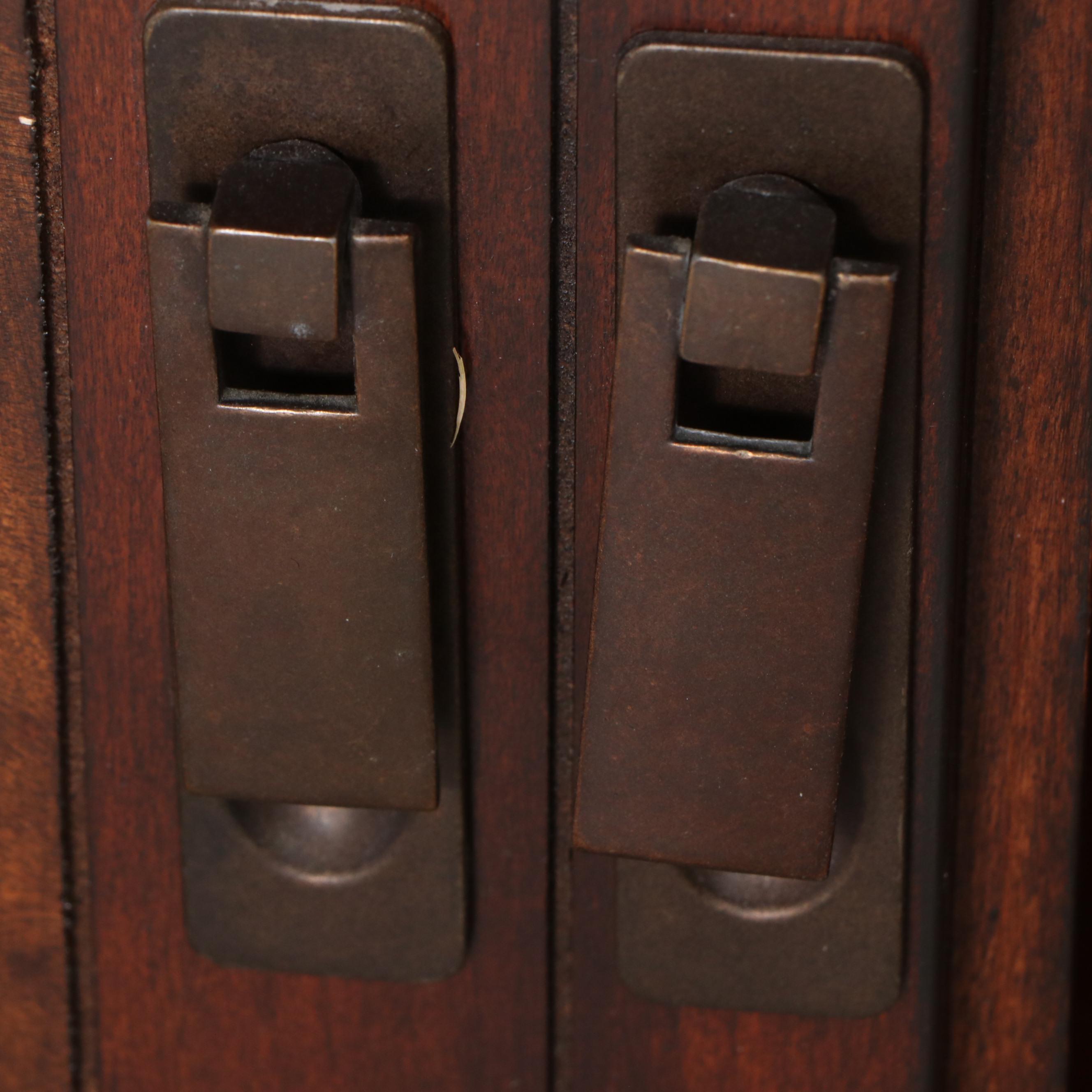 Monq Chinese Style Burl Wood Two-Part Chest