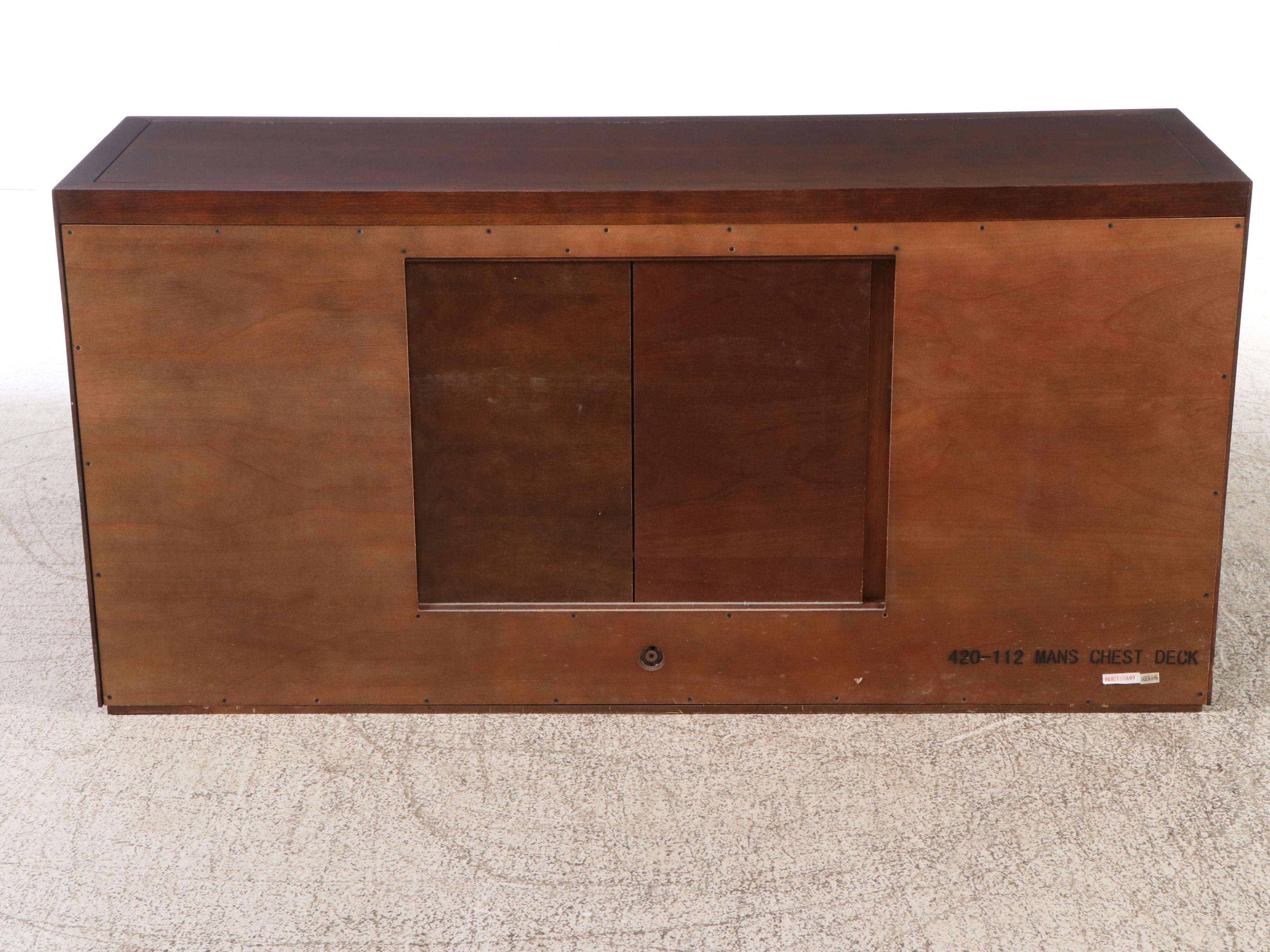 Monq Chinese Style Burl Wood Two-Part Chest