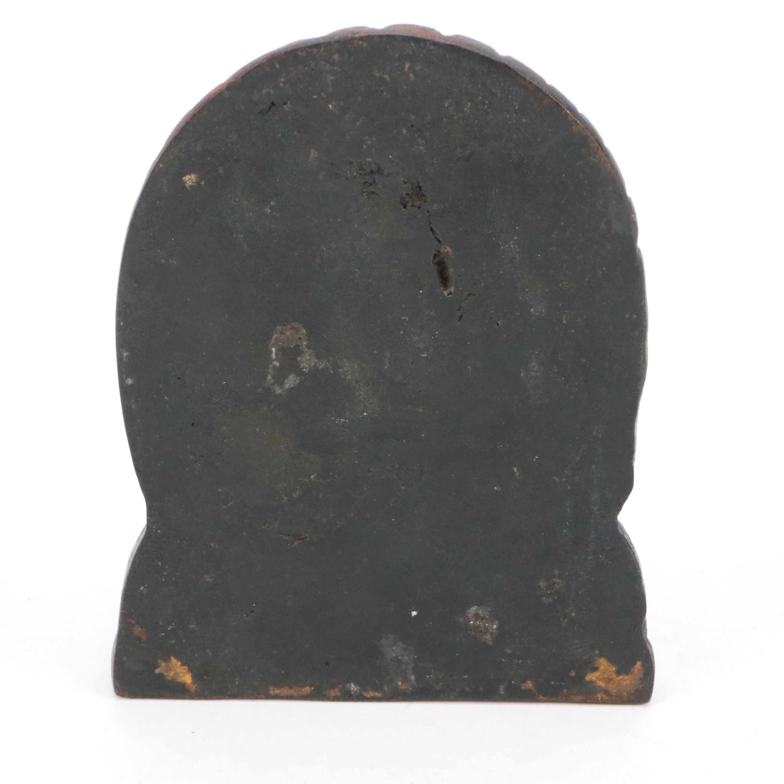 Pair of Cyprus Dallin "Appeal to the Great Spirit" Bookends with Other Doorstop