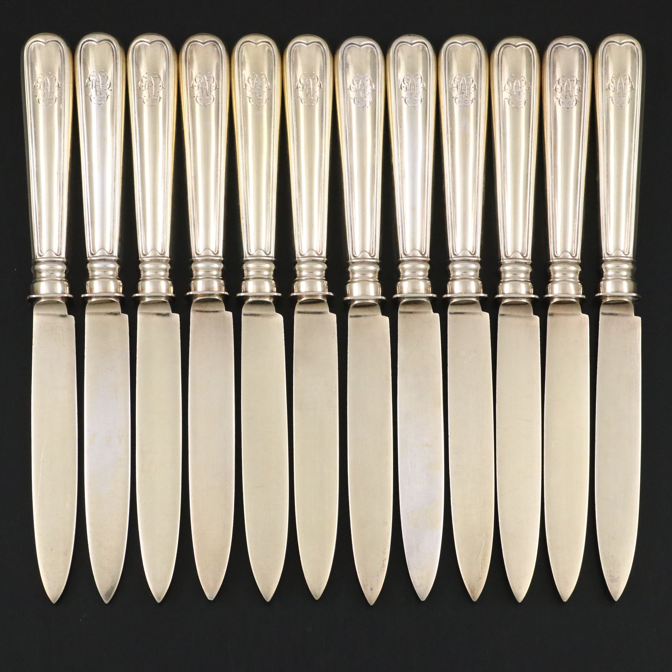 Leonhard & Fiegel German 800 Silver Knives