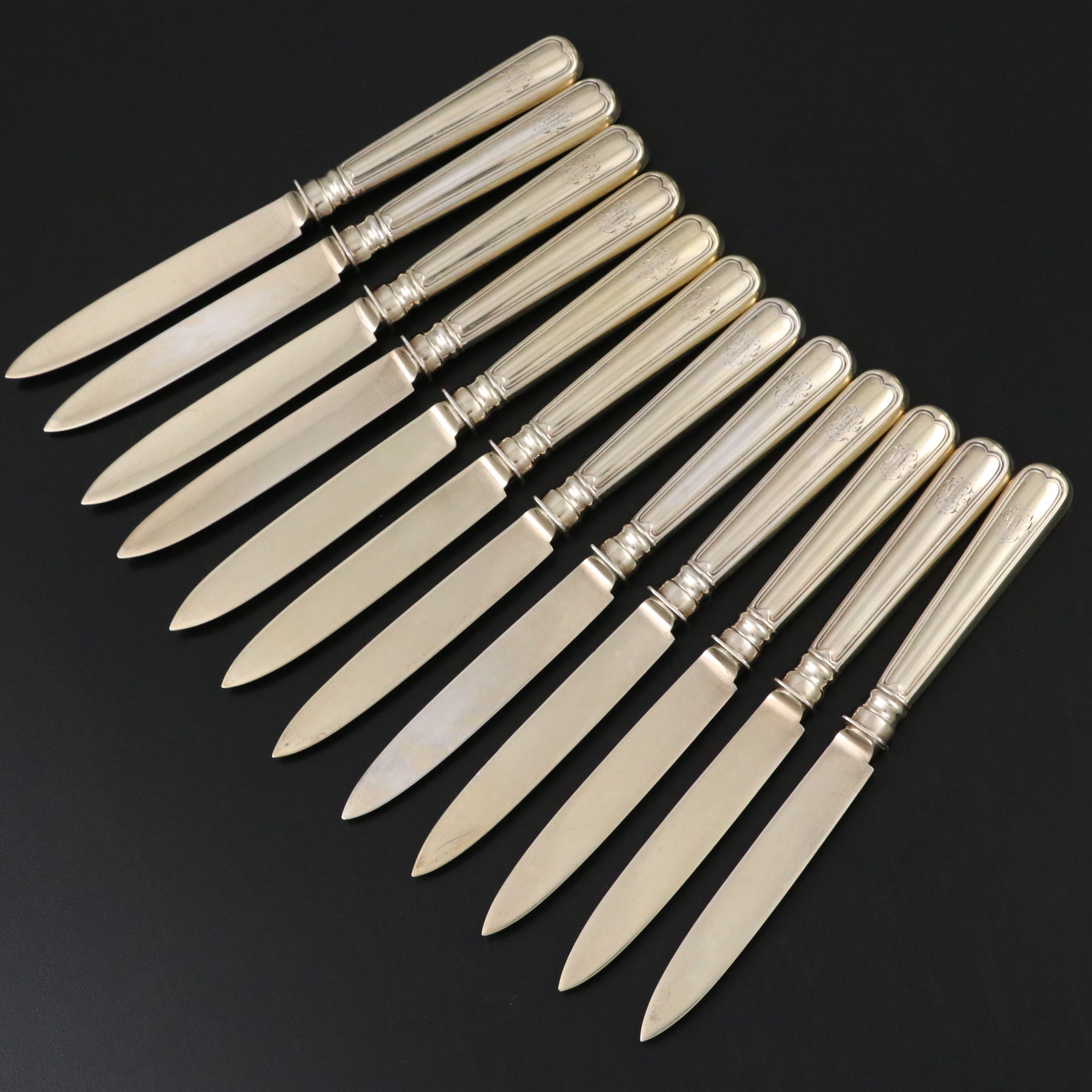 Leonhard & Fiegel German 800 Silver Knives