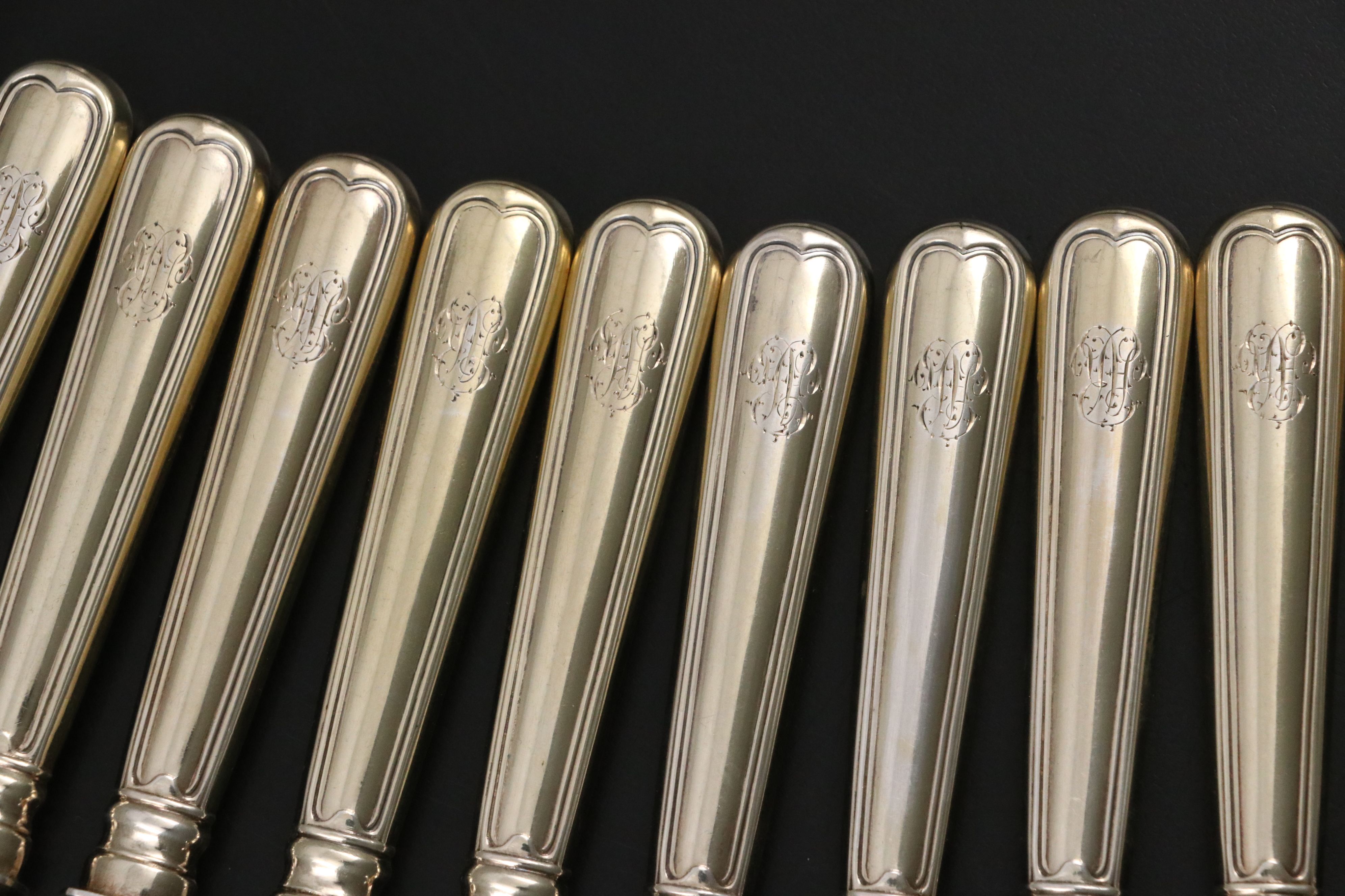 Leonhard & Fiegel German 800 Silver Knives