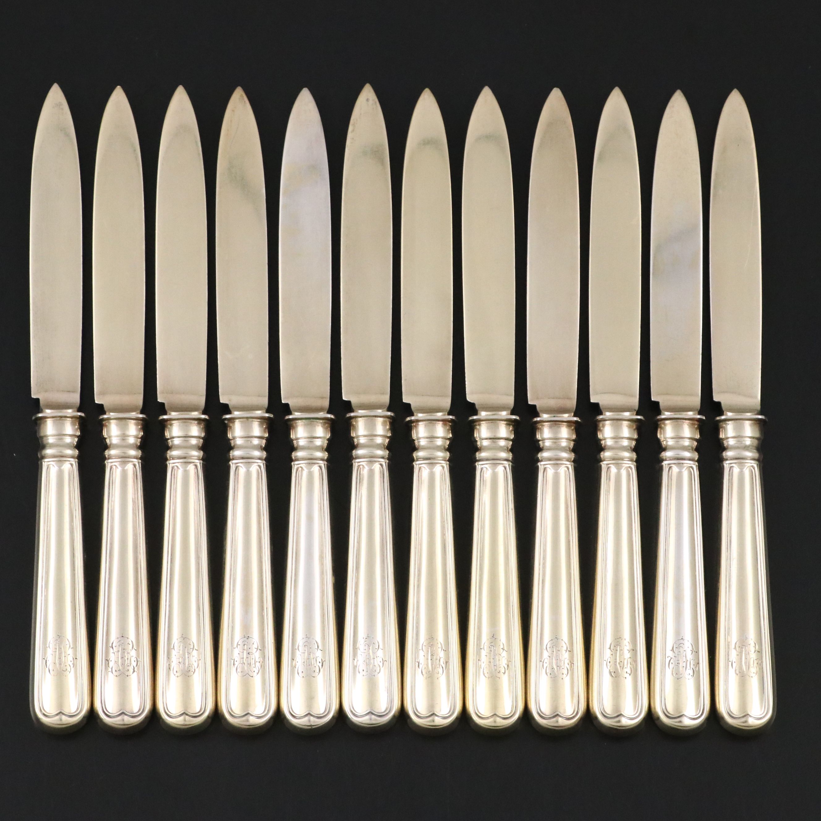 Leonhard & Fiegel German 800 Silver Knives