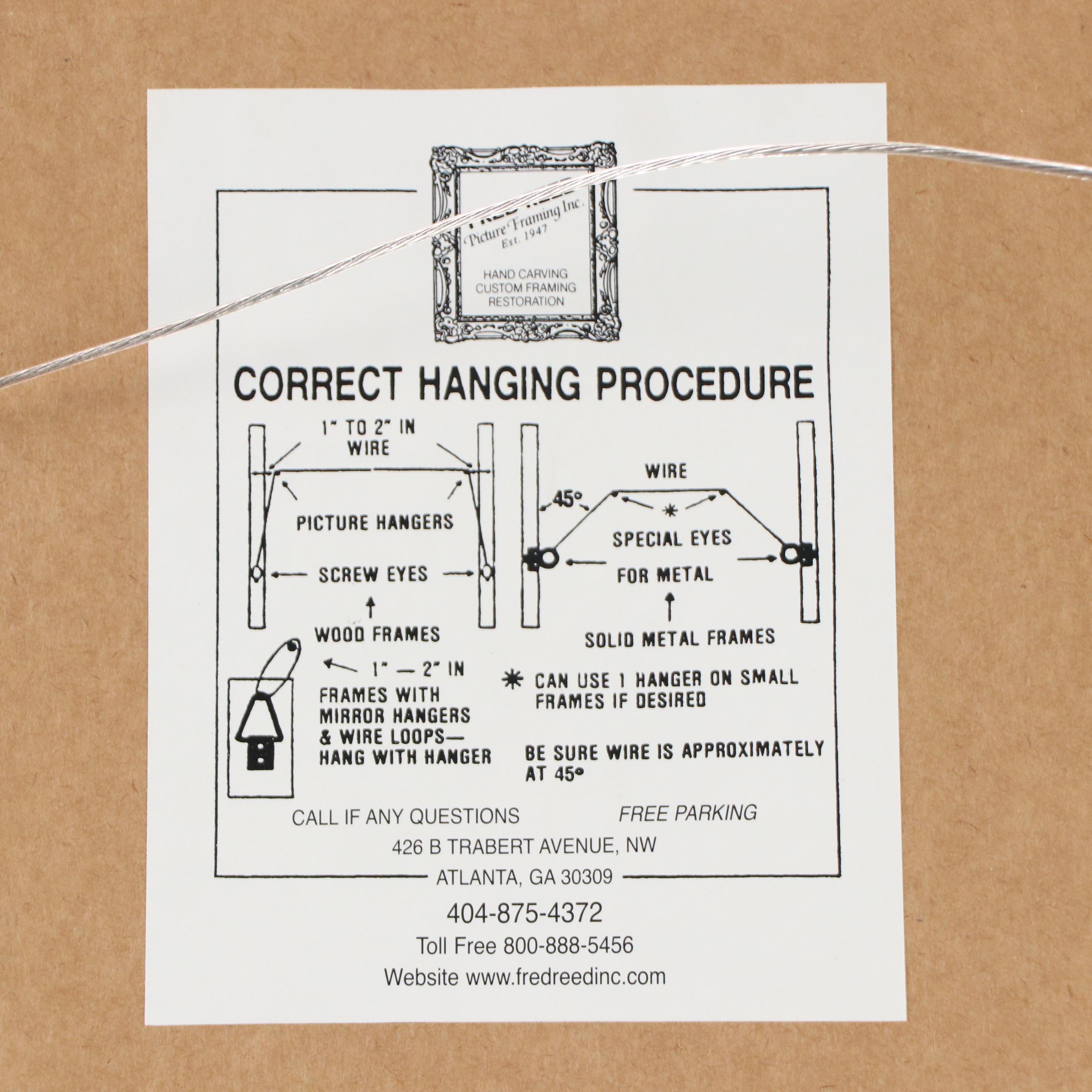 Jeffrey Lee Adler Still Life Watercolor of Porcelain Plate, 20th Century