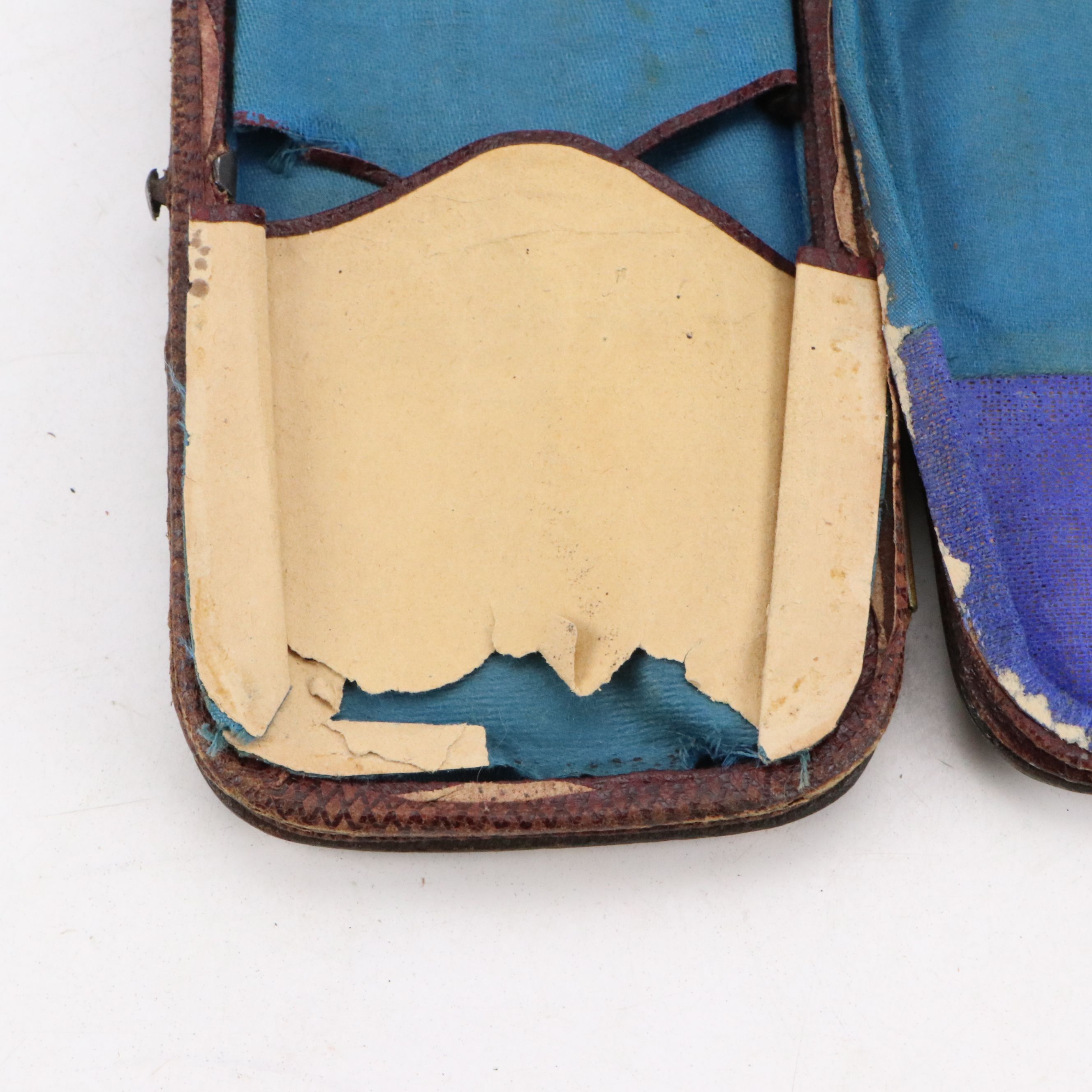 Continental Tortoiseshell Case with MOP and Silver Cartouche Inlay