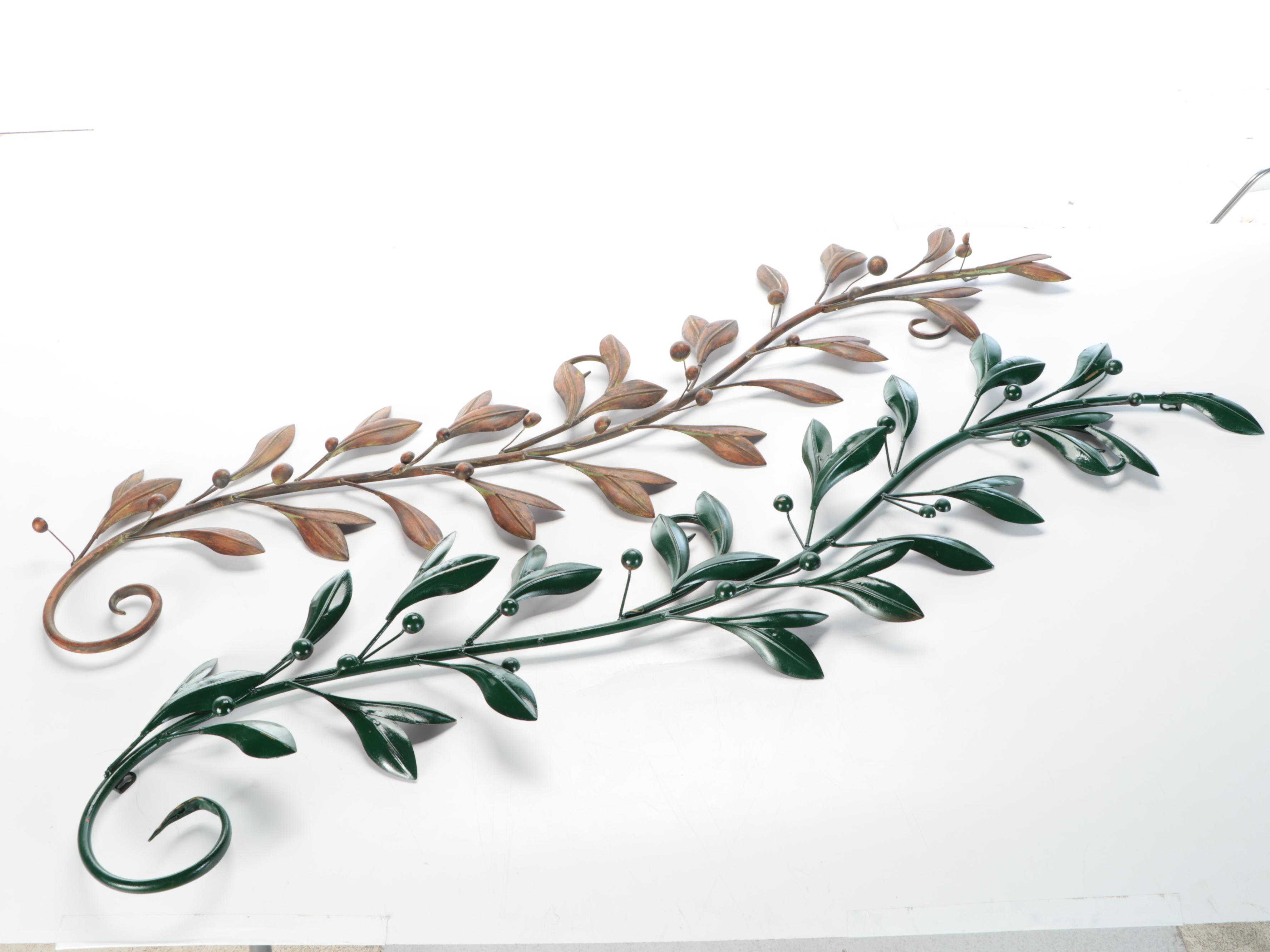 Olive Branch Metal Wall Hangings