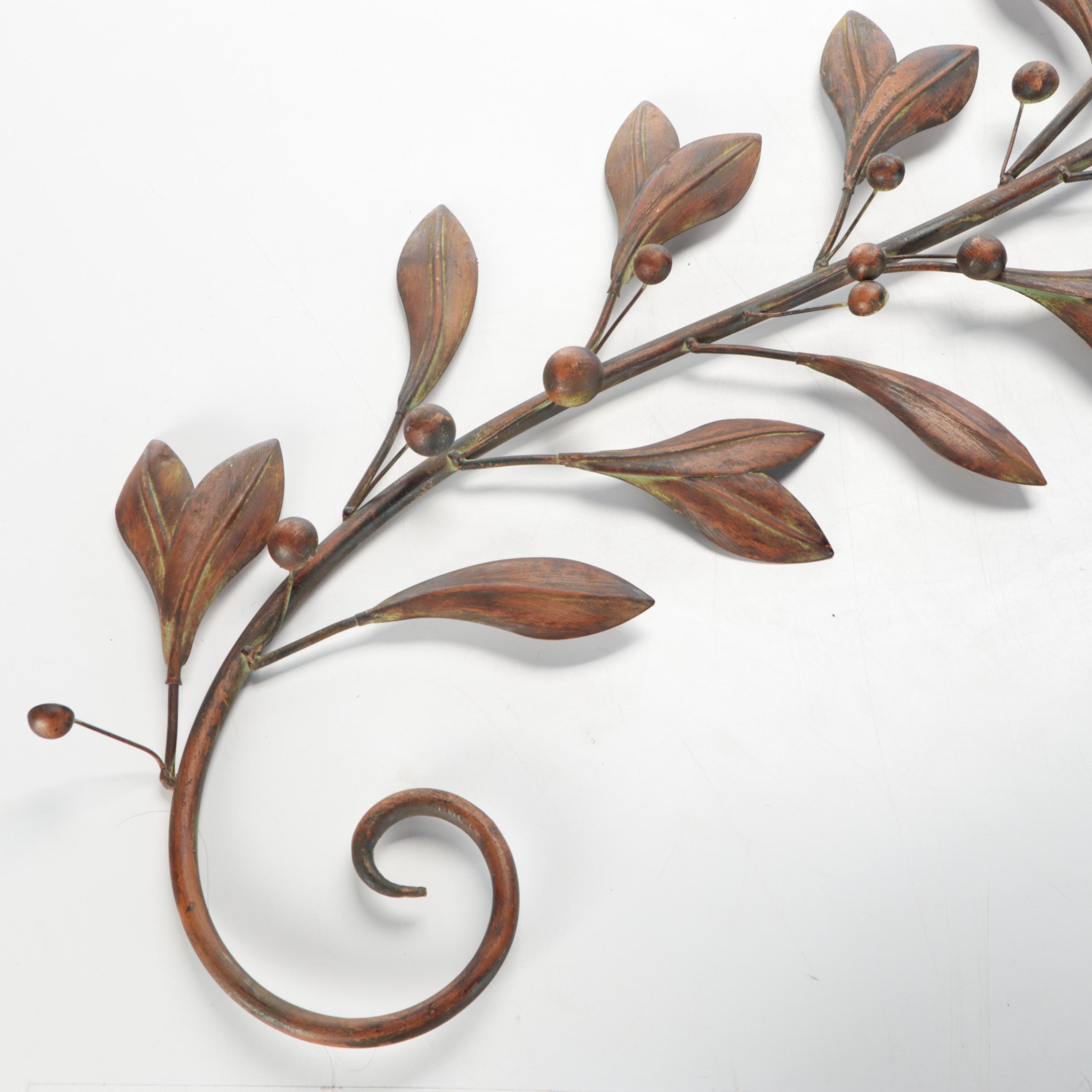 Olive Branch Metal Wall Hangings